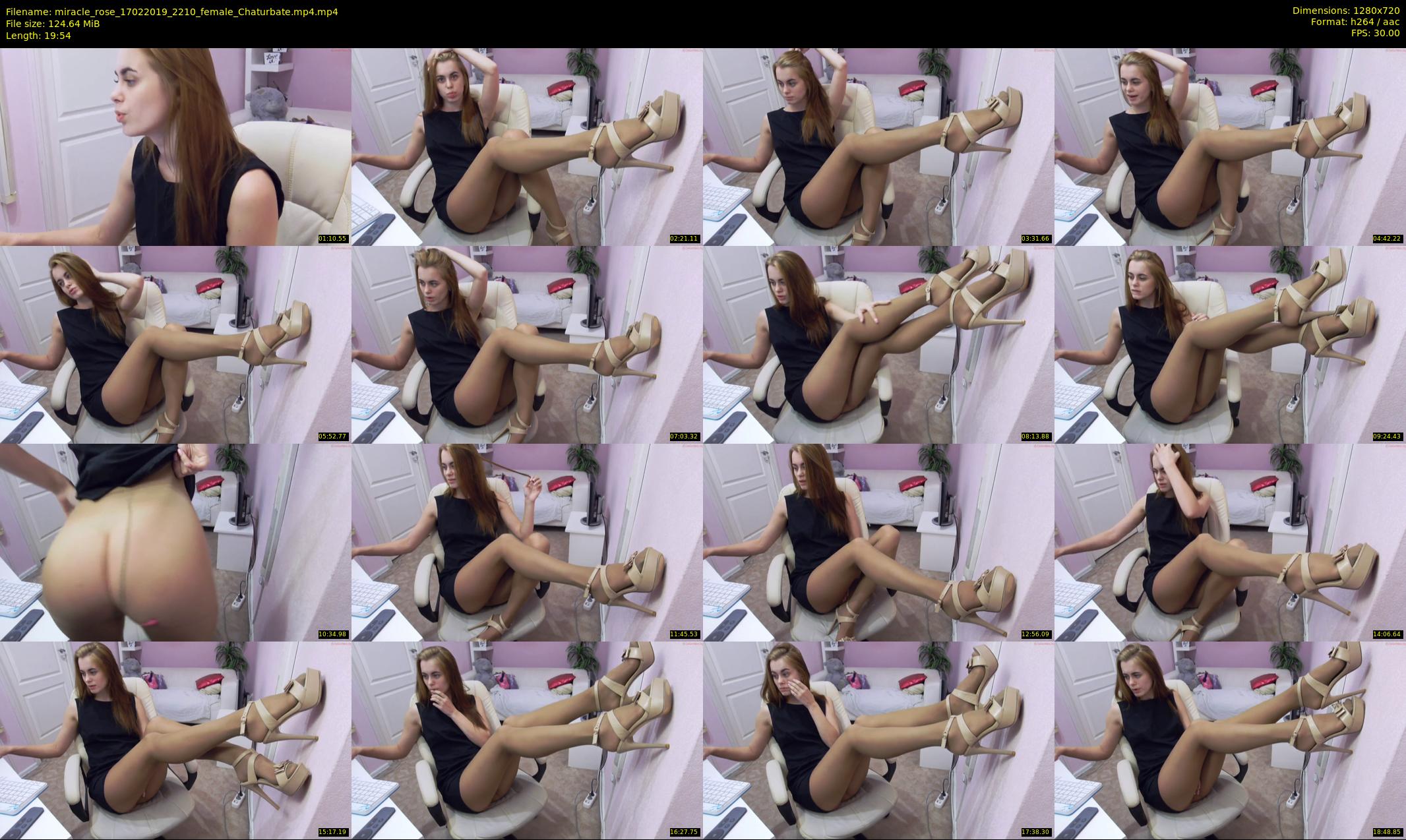 miracle_rose — 20 minute Chaturbate female cam show recording, 720p, Feb 17, 2019