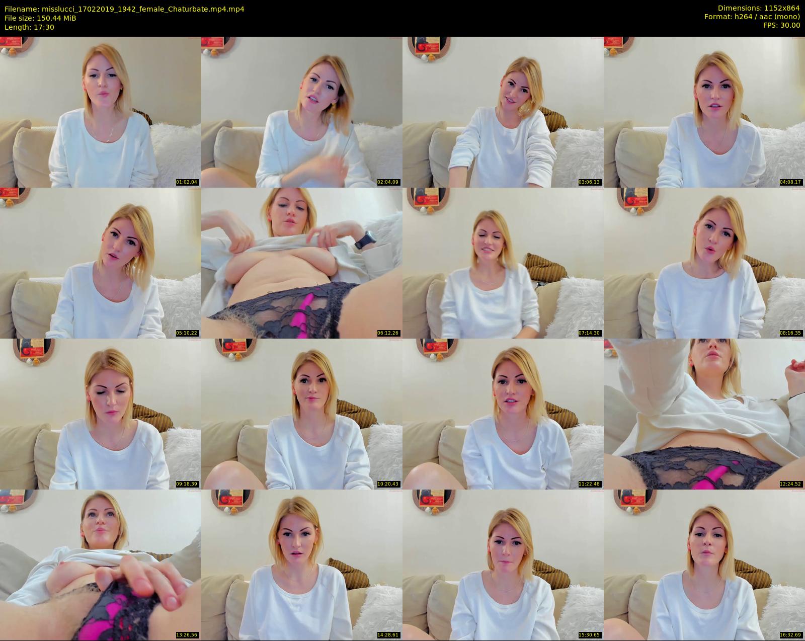misslucci — 18 minute Chaturbate female cam show recording, 720p, Feb 17, 2019