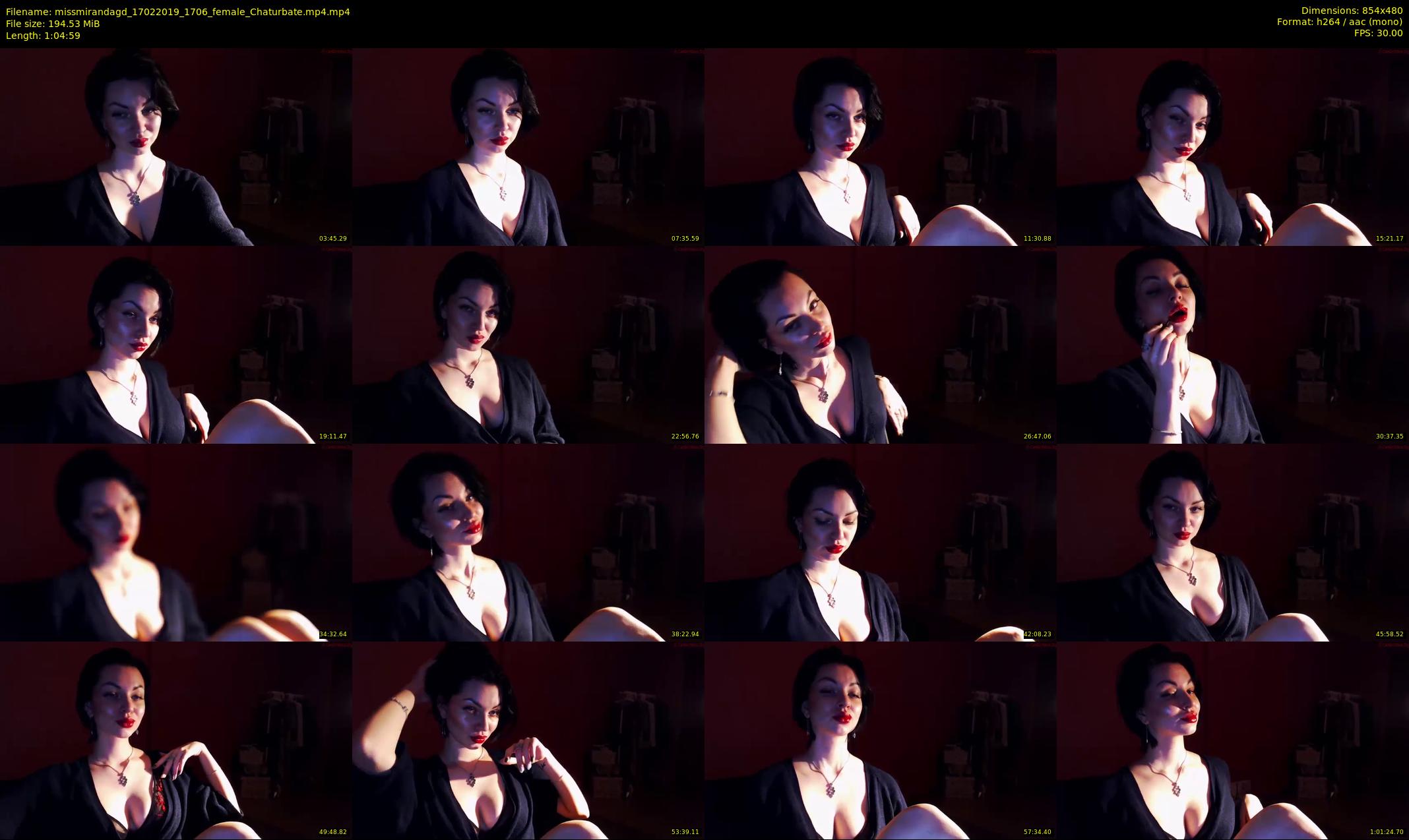 missmirandagd — 65 minute Chaturbate female cam show recording, 480p, Feb 17, 2019