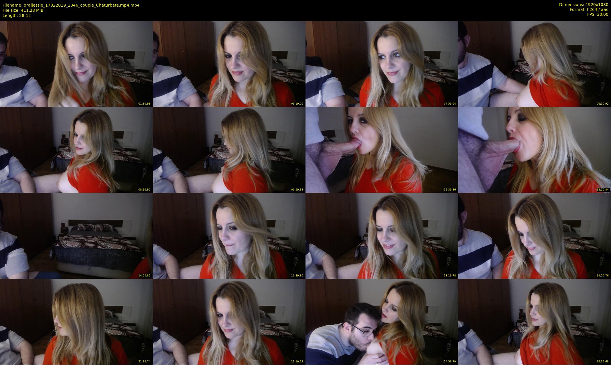 oraljessie — 29 minute Chaturbate couple cam show recording, 1080p, Feb 17, 2019