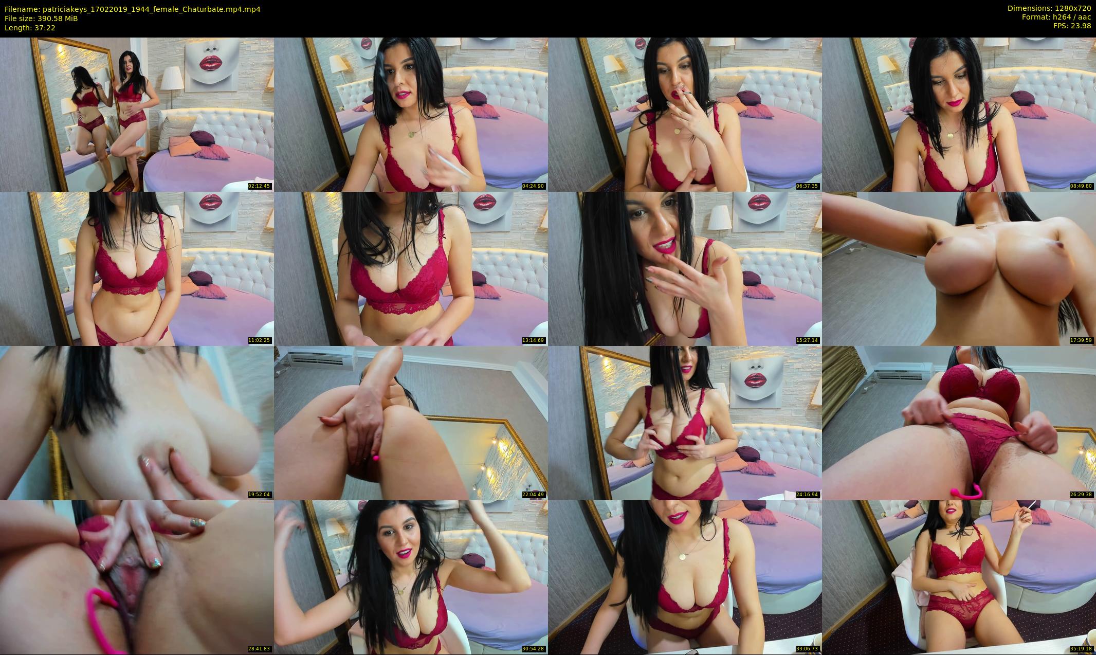 patriciakeys — 38 minute Chaturbate female cam show recording, 720p, Feb 17, 2019