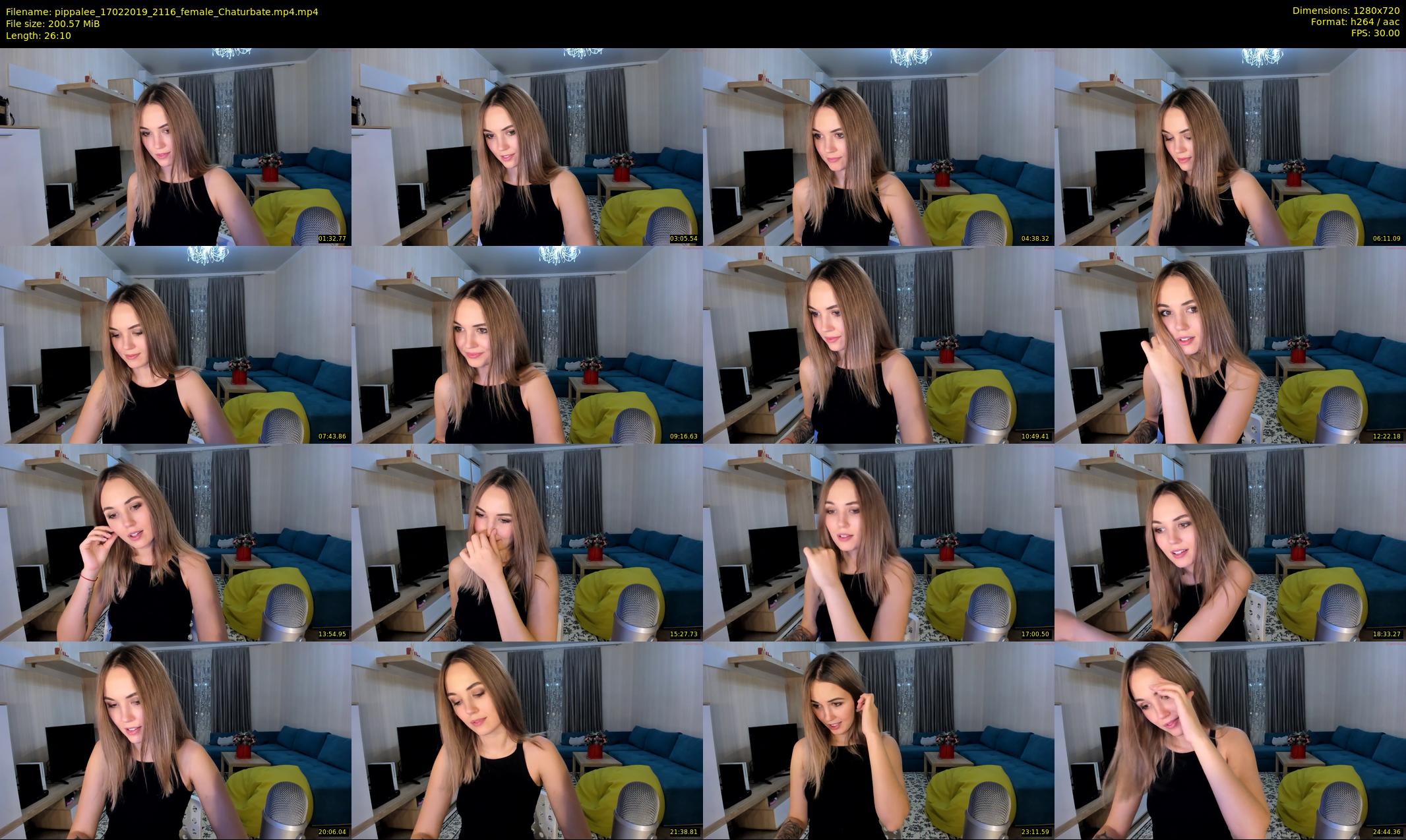 pippalee — 27 minute Chaturbate female cam show recording, 720p, Feb 17, 2019