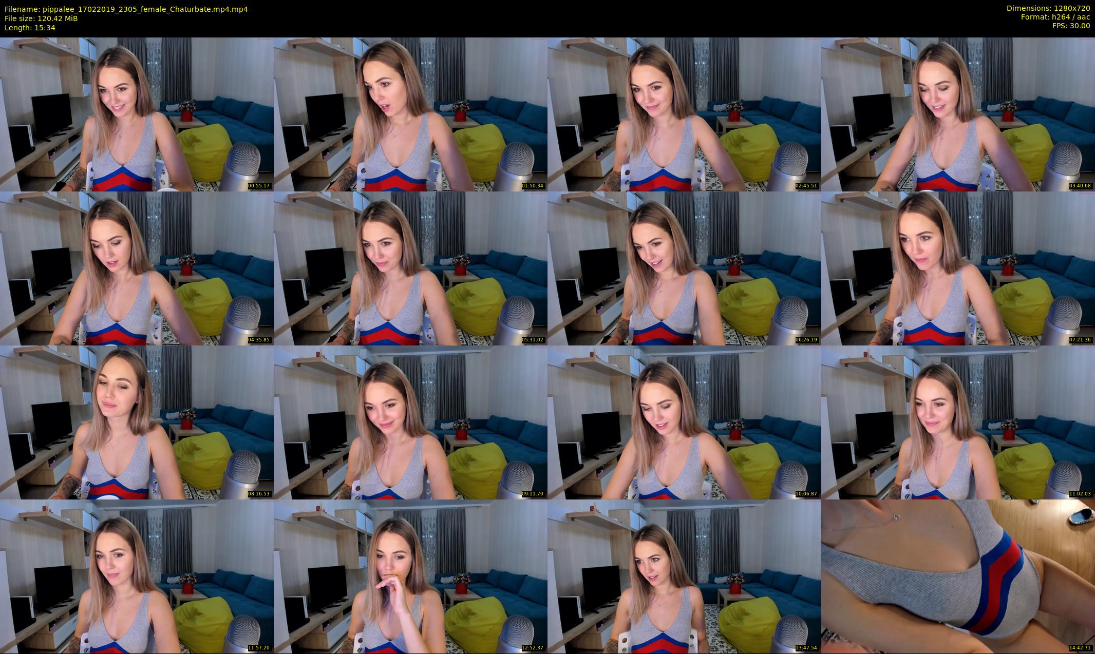 pippalee — 16 minute Chaturbate female cam show recording, 720p, Feb 17, 2019