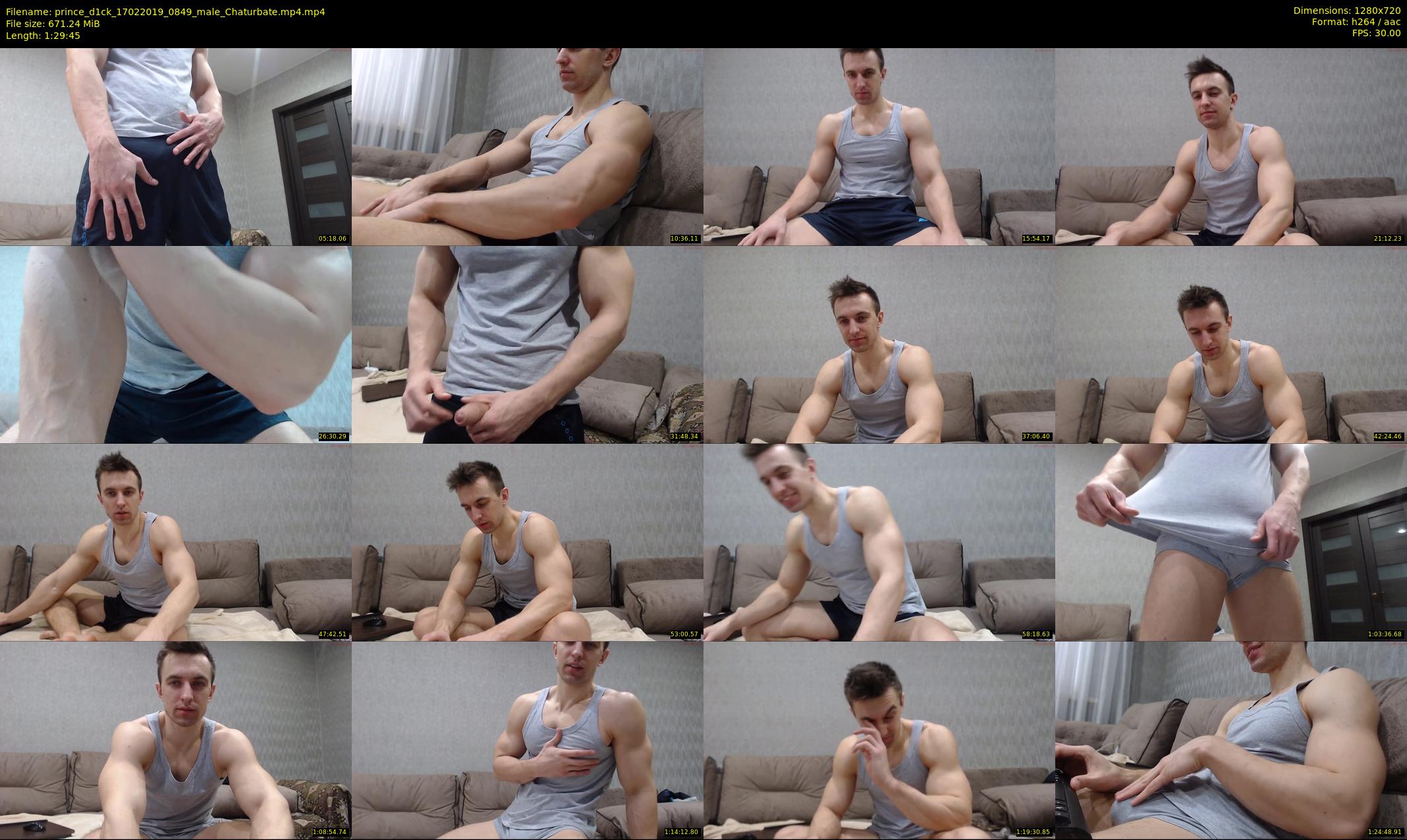 prince_d1ck — 90 minute Chaturbate male cam show recording, 720p, Feb 17, 2019