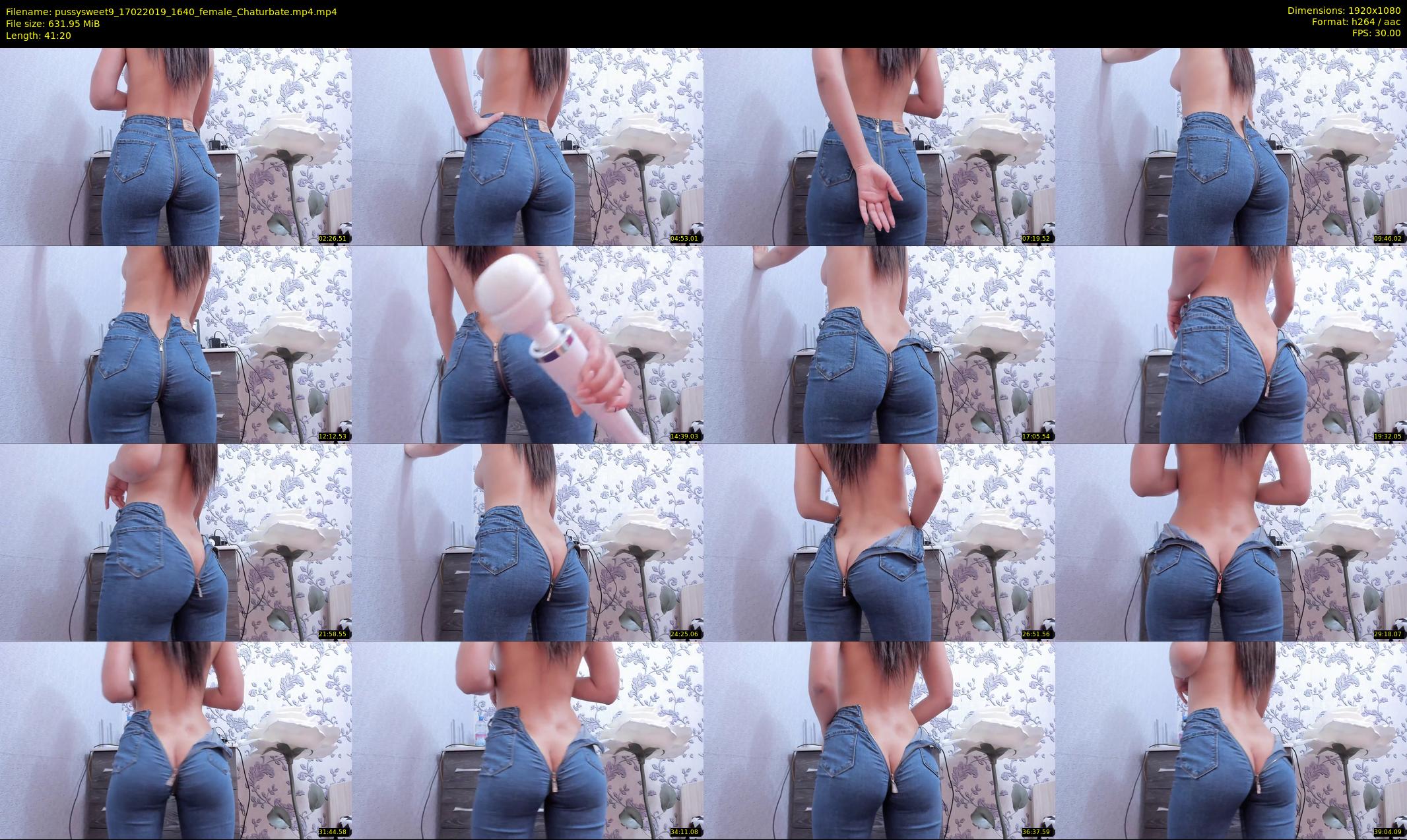 pussysweet9 — 42 minute Chaturbate female cam show recording, 1080p, Feb 17, 2019