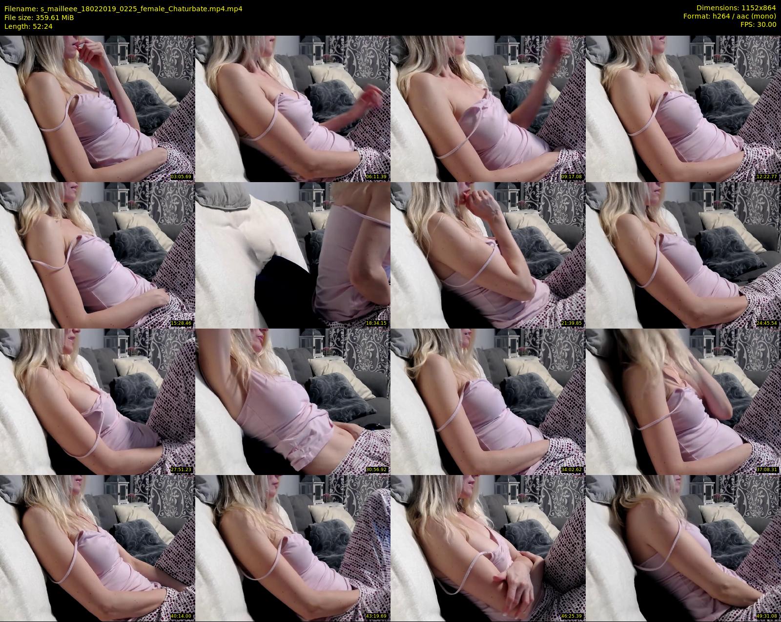 s_mailleee — 53 minute Chaturbate female cam show recording, 720p, Feb 18, 2019