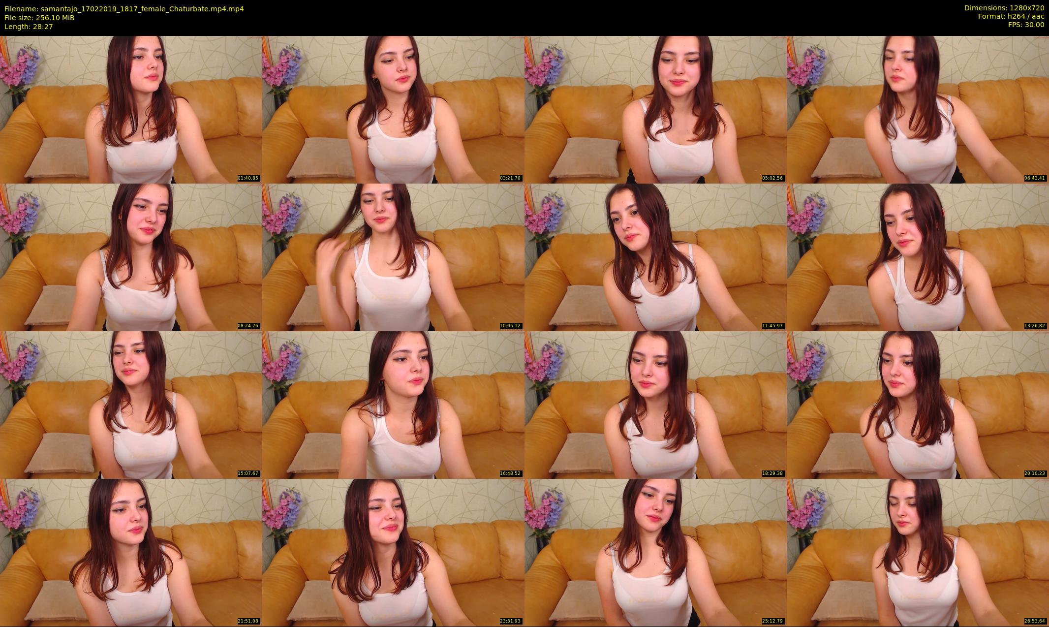 samantajo — 29 minute Chaturbate female cam show recording, 720p, Feb 17, 2019