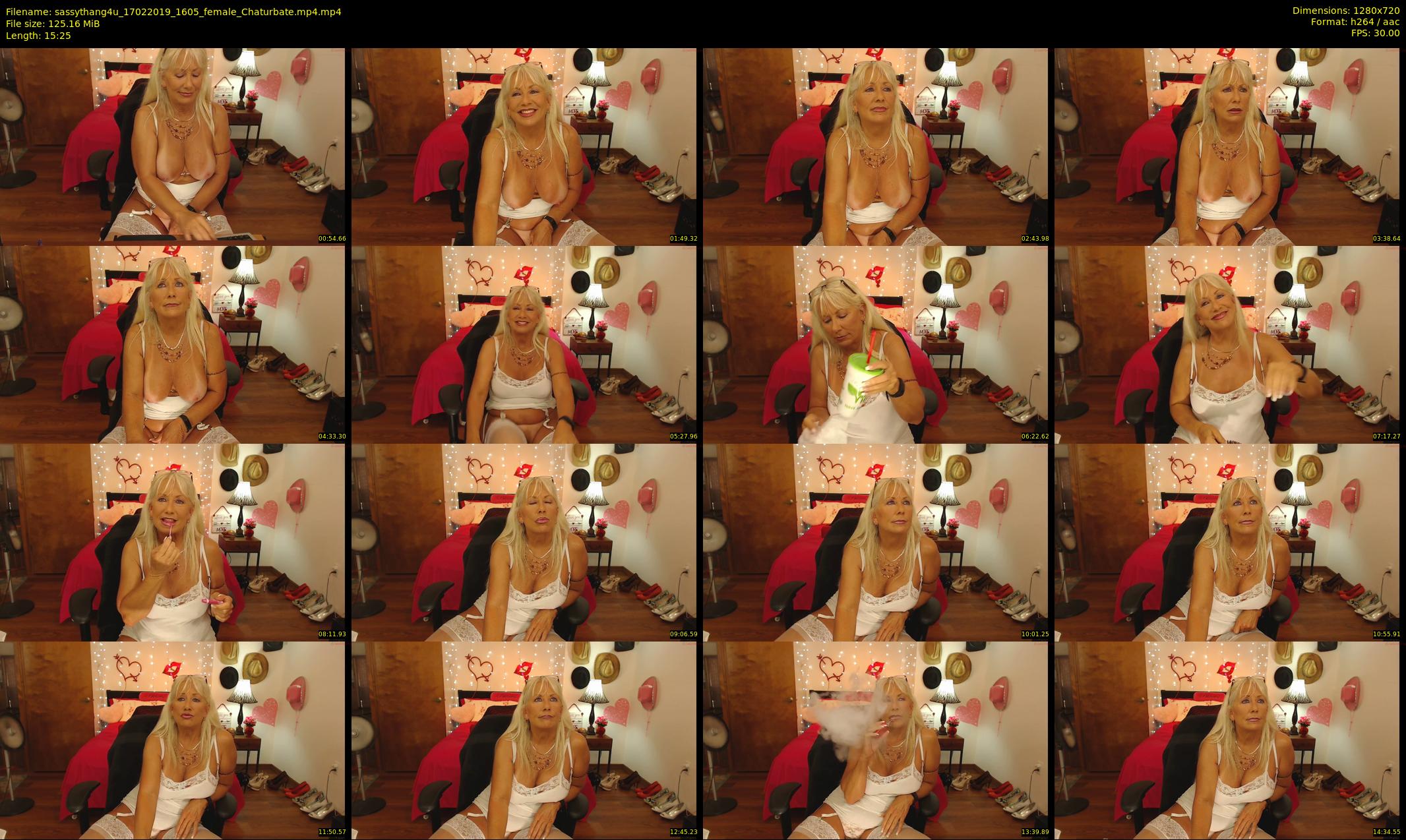 sassythang4u — 16 minute Chaturbate female cam show recording, 720p, Feb 17, 2019