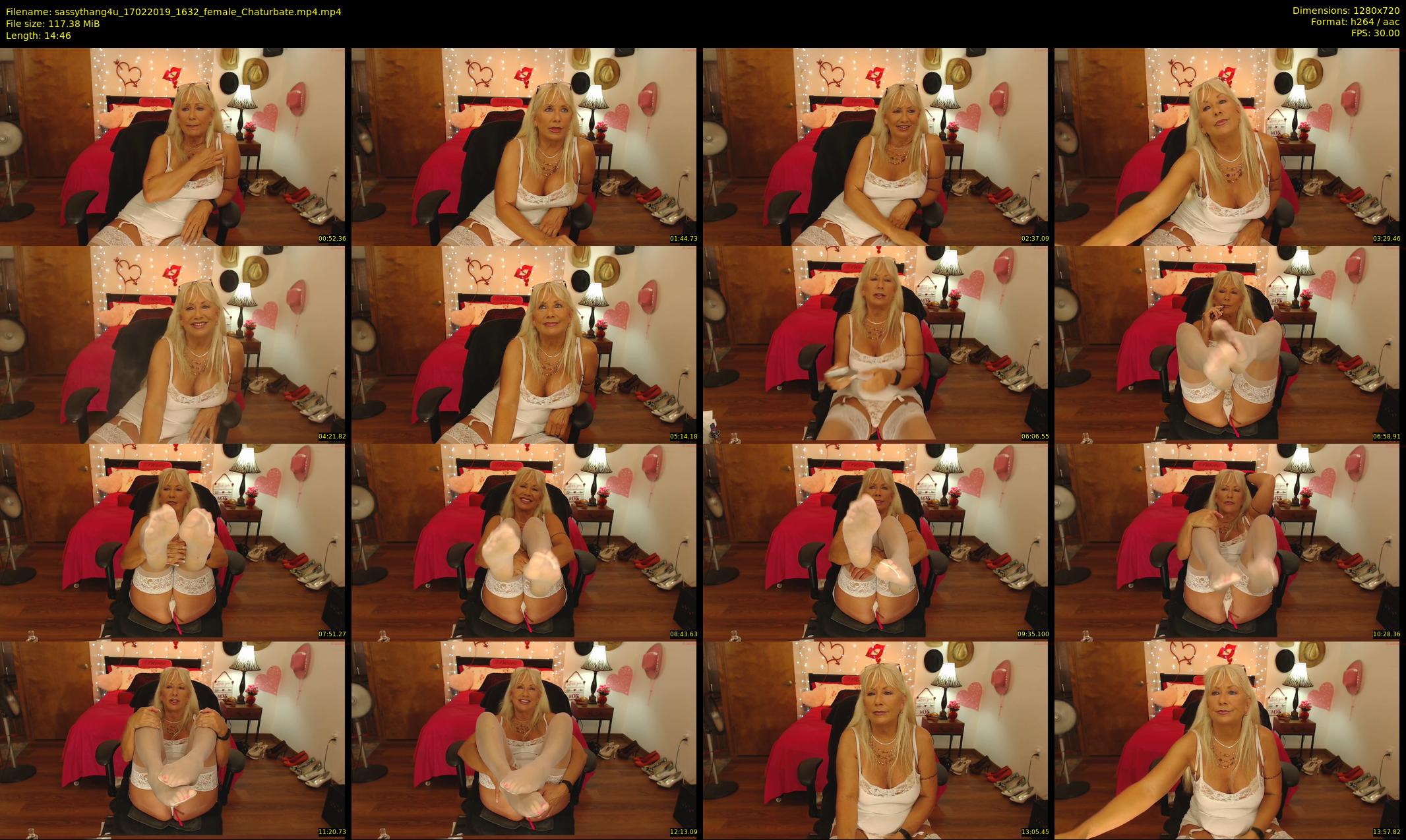 sassythang4u — 15 minute Chaturbate female cam show recording, 720p, Feb 17, 2019