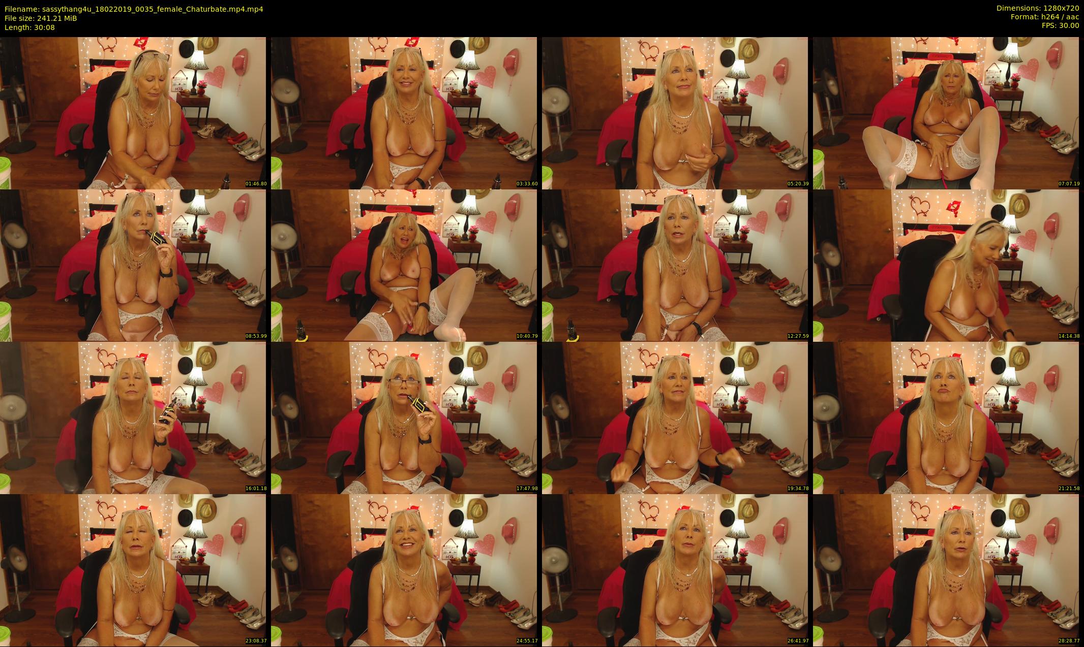 sassythang4u — 31 minute Chaturbate female cam show recording, 720p, Feb 18, 2019