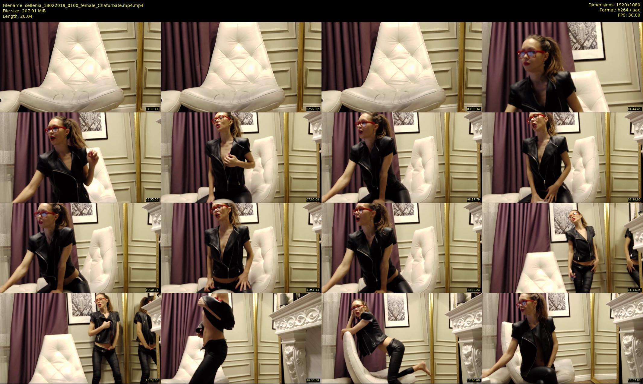 sellenia — 21 minute Chaturbate female cam show recording, 1080p, Feb 18, 2019