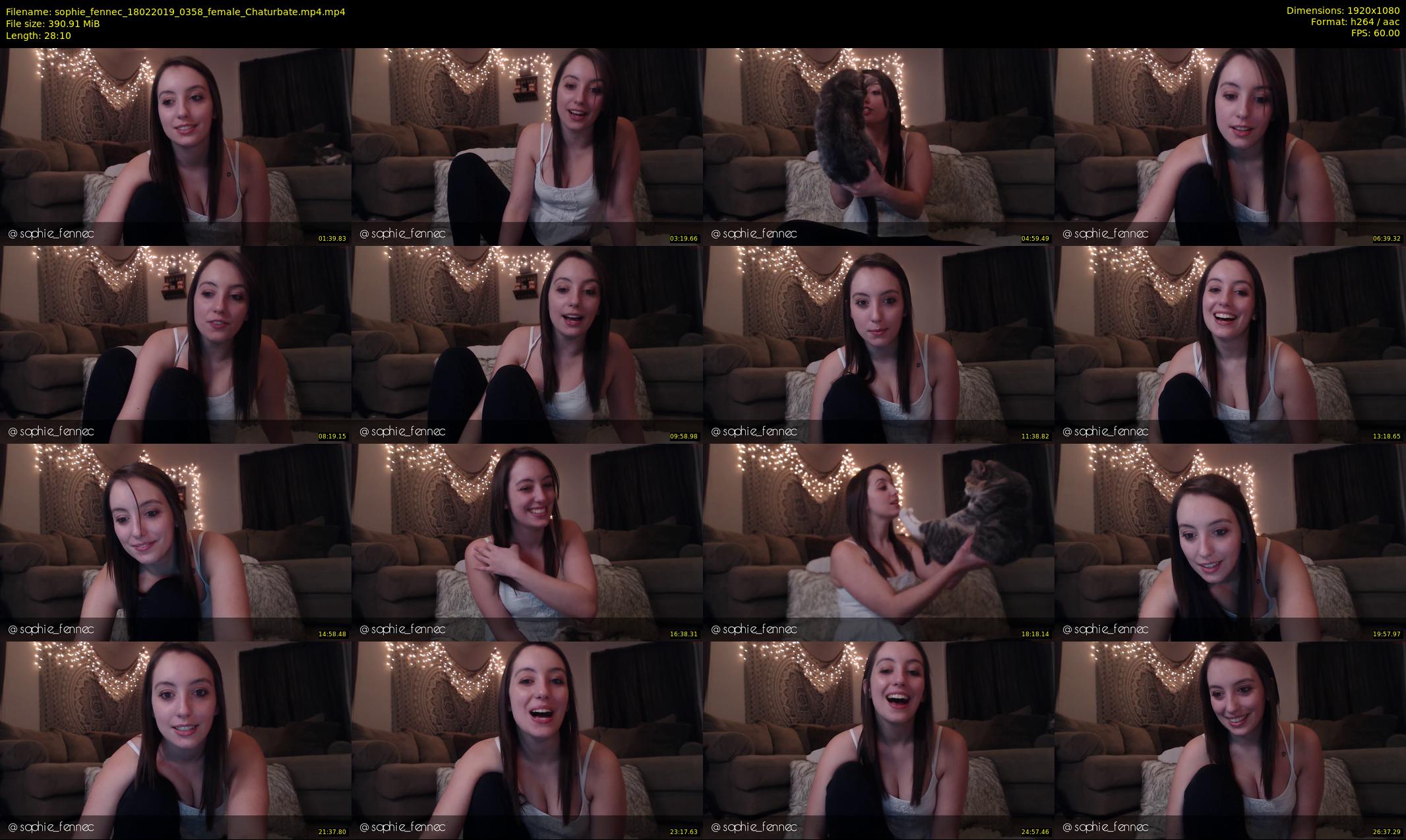 sophie_fennec — 29 minute Chaturbate female cam show recording, 1080p, Feb 18, 2019