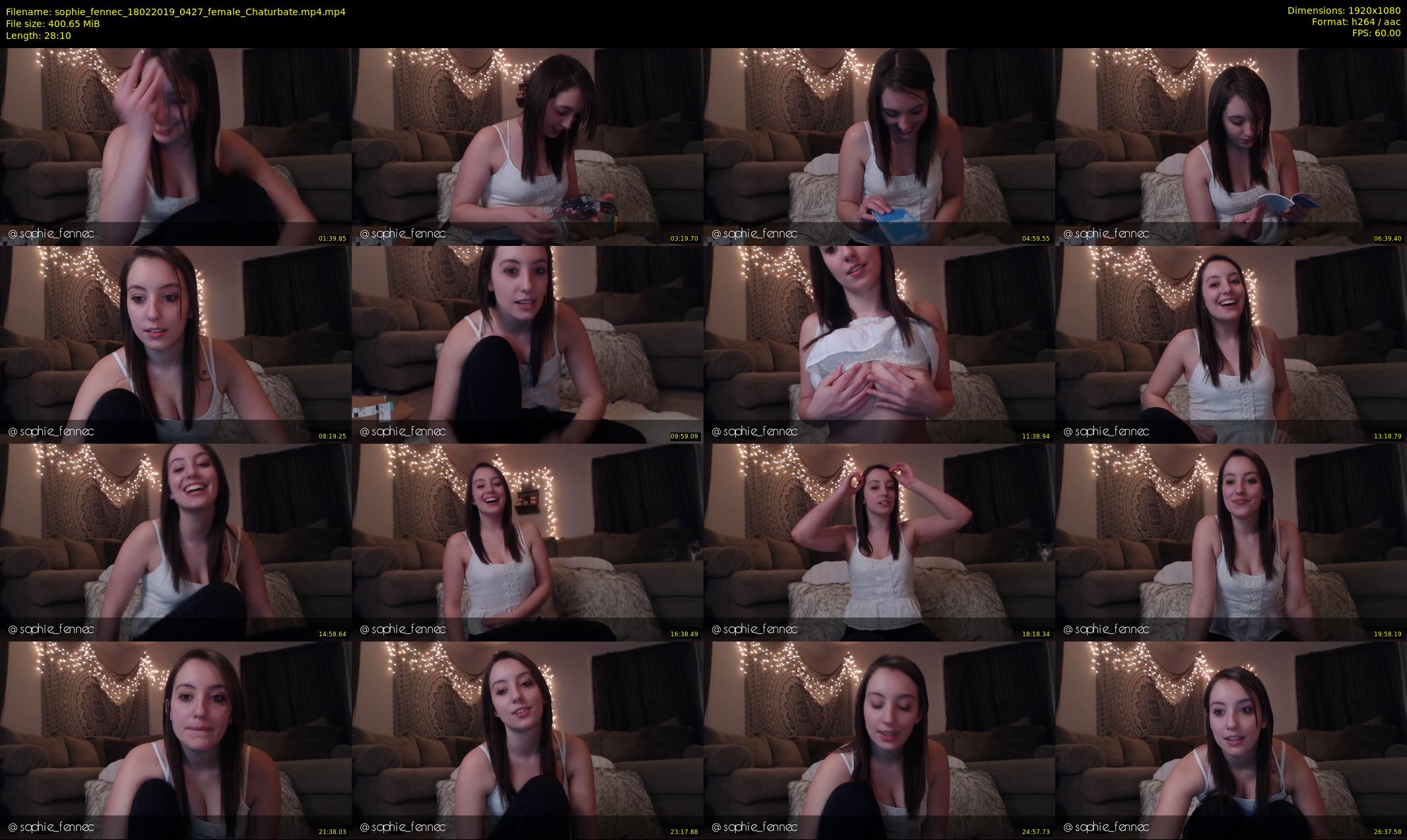 sophie_fennec — 29 minute Chaturbate female cam show recording, 1080p, Feb 18, 2019