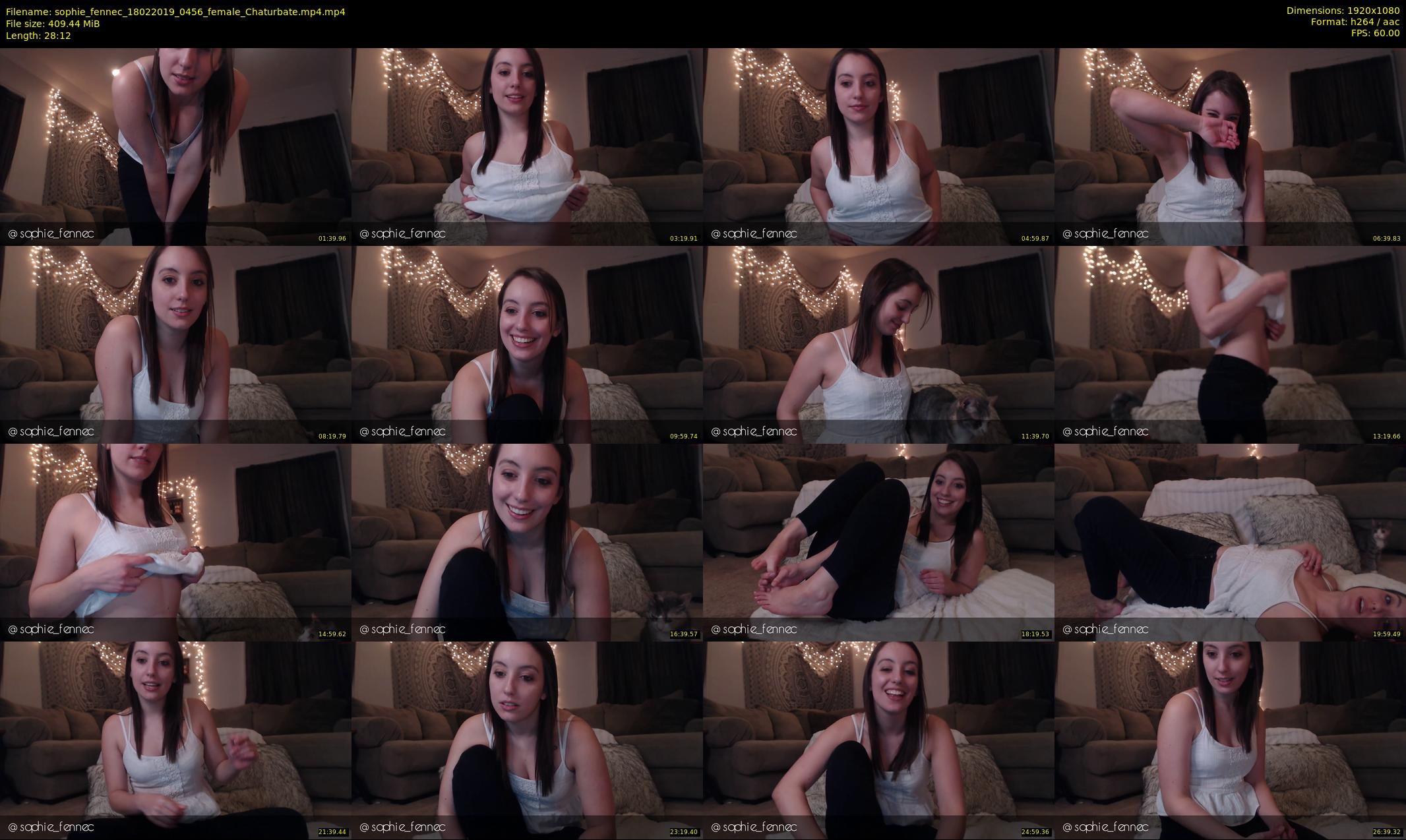 sophie_fennec — 29 minute Chaturbate female cam show recording, 1080p, Feb 18, 2019