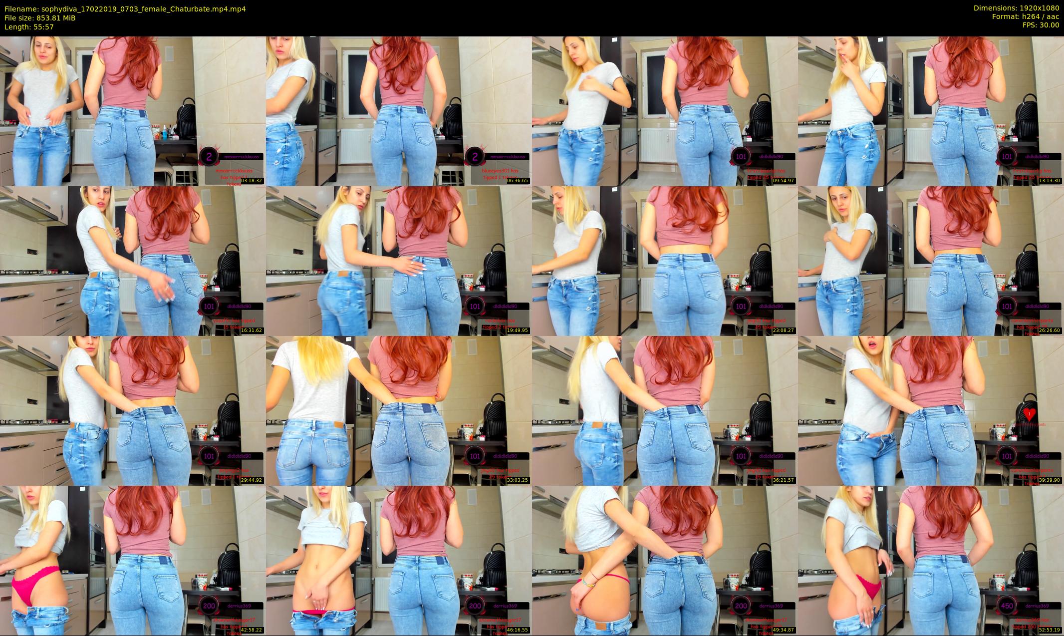 sophydiva — 56 minute Chaturbate female cam show recording, 1080p, Feb 17, 2019