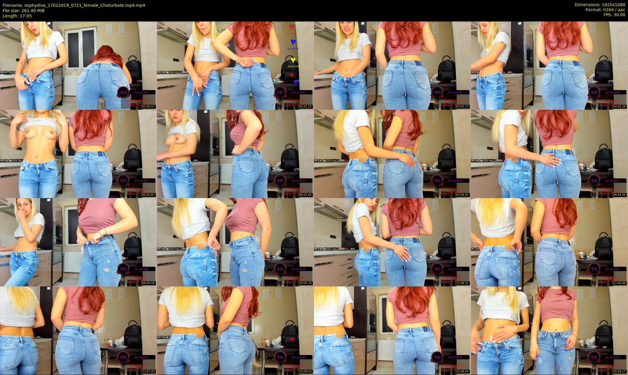 sophydiva — 18 minute Chaturbate female cam show recording, 1080p, Feb 17, 2019