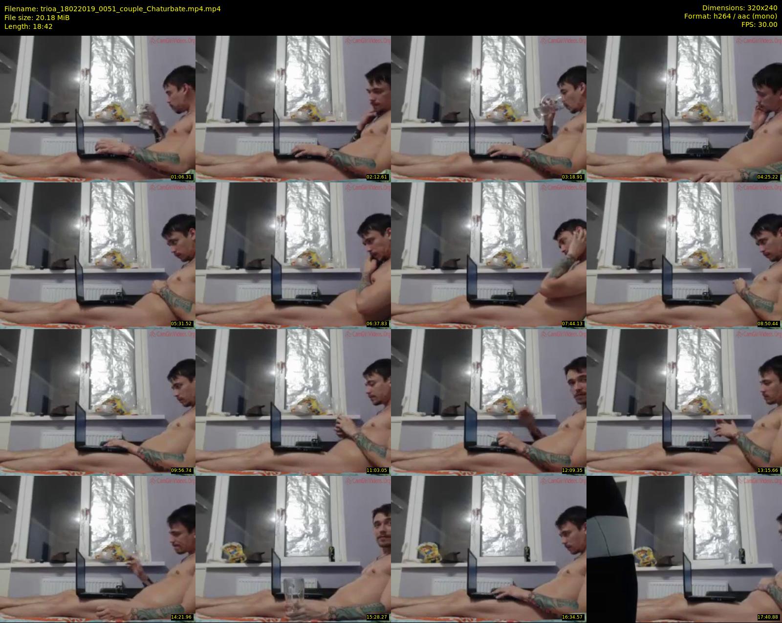 trioa — 19 minute Chaturbate couple cam show recording, SD, Feb 18, 2019