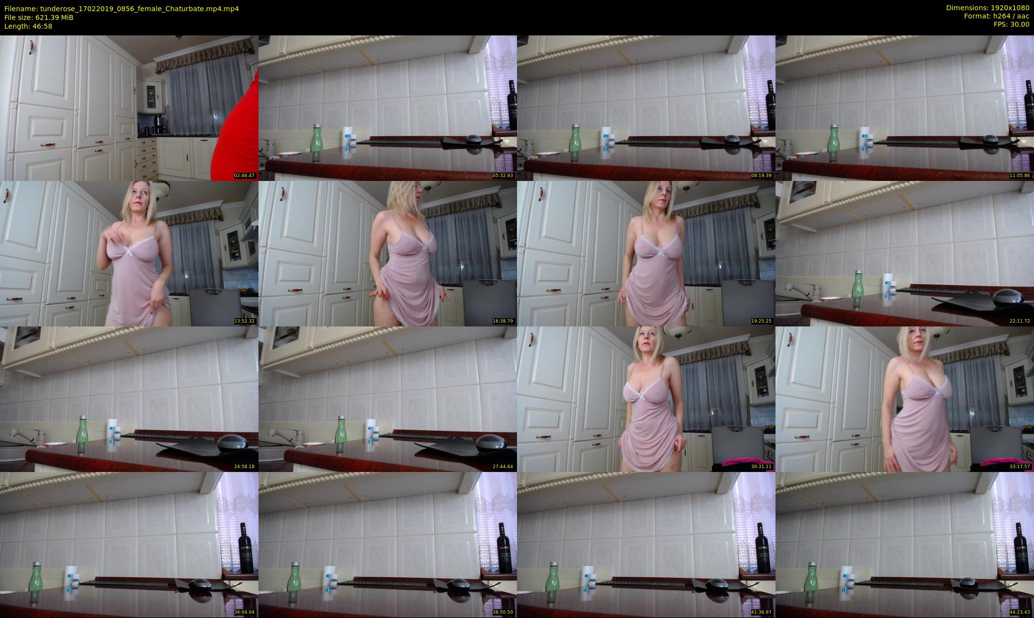 tunderose — 47 minute Chaturbate female cam show recording, 1080p, Feb 17, 2019