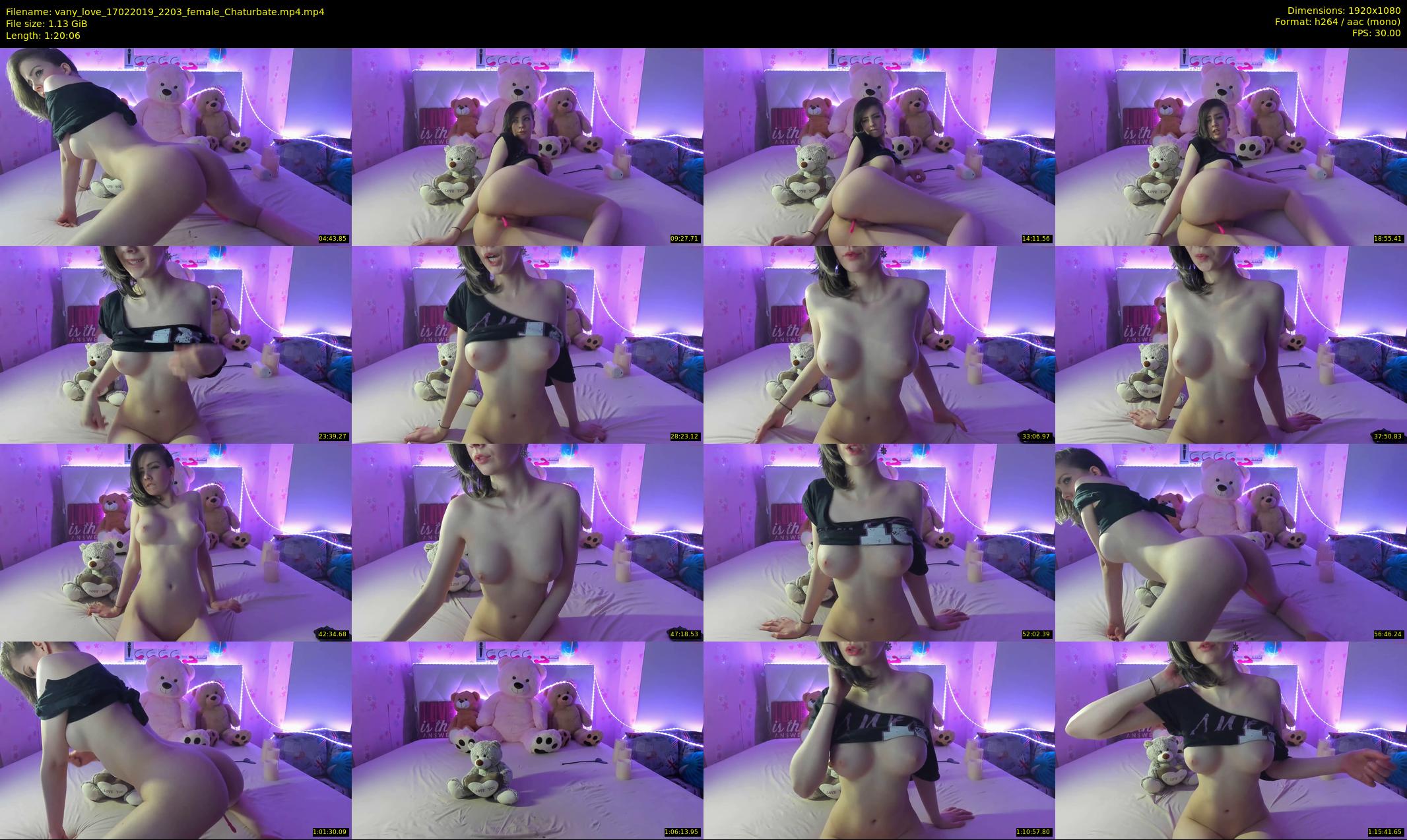 vany_love — 81 minute Chaturbate female cam show recording, 1080p, Feb 17, 2019