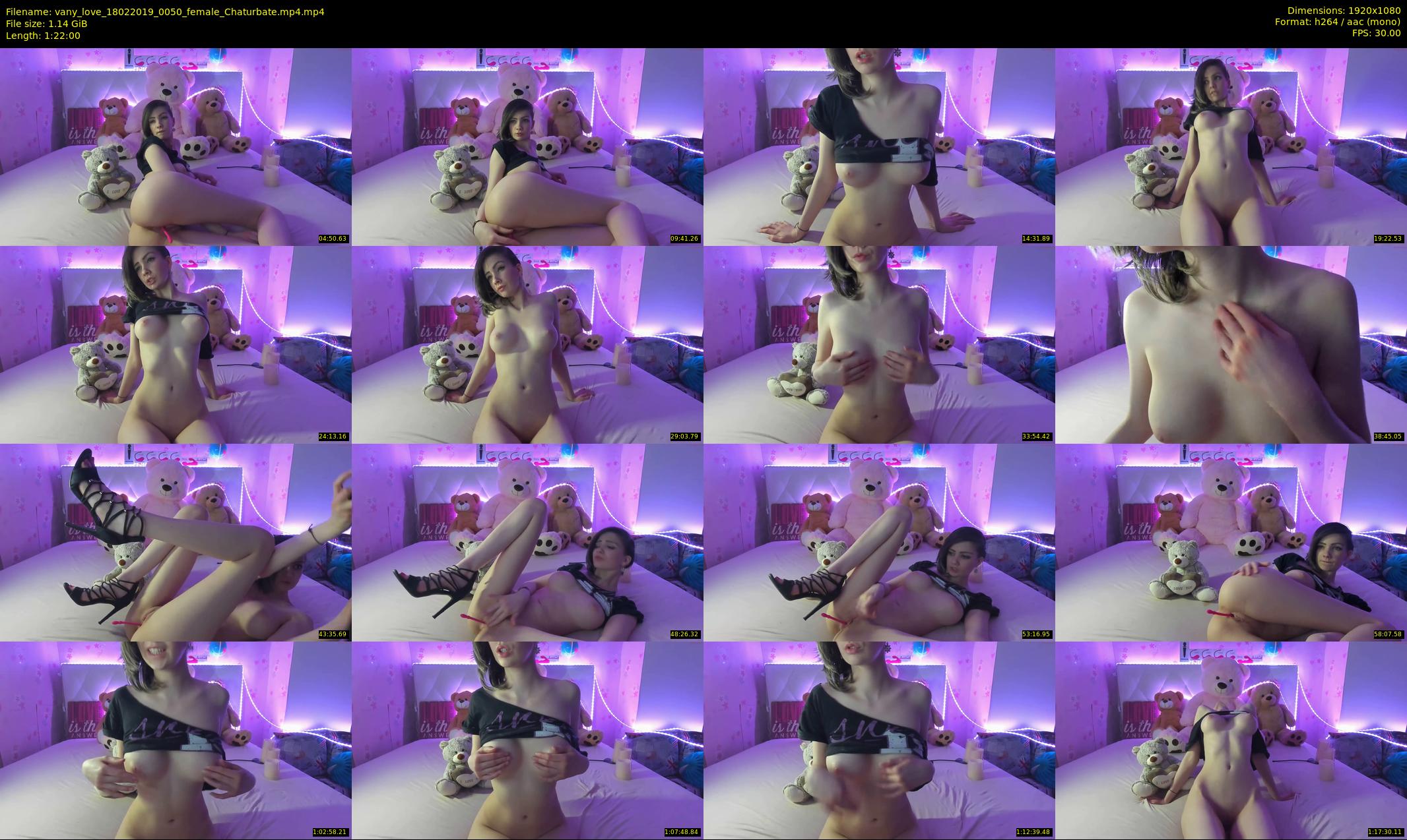 vany_love — 82 minute Chaturbate female cam show recording, 1080p, Feb 18, 2019