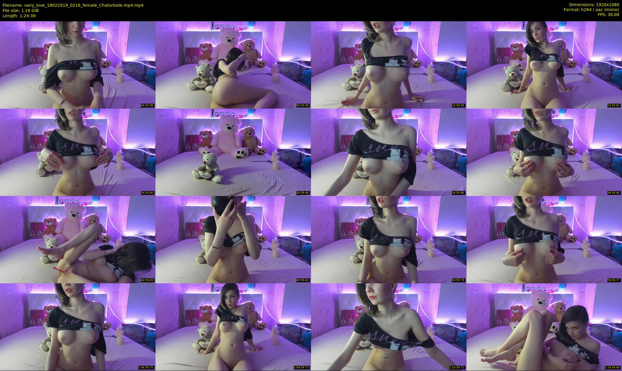 vany_love — 85 minute Chaturbate female cam show recording, 1080p, Feb 18, 2019