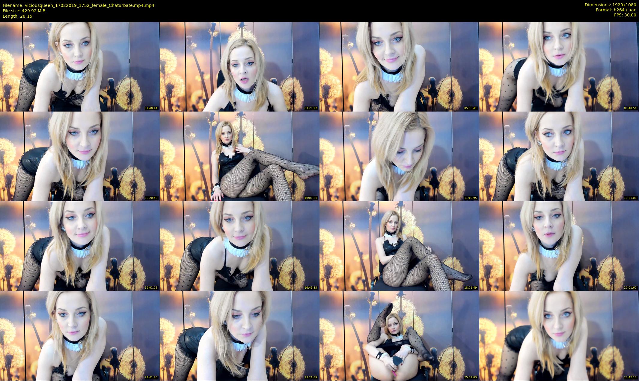 viciousqueen — 29 minute Chaturbate female cam show recording, 1080p, Feb 17, 2019