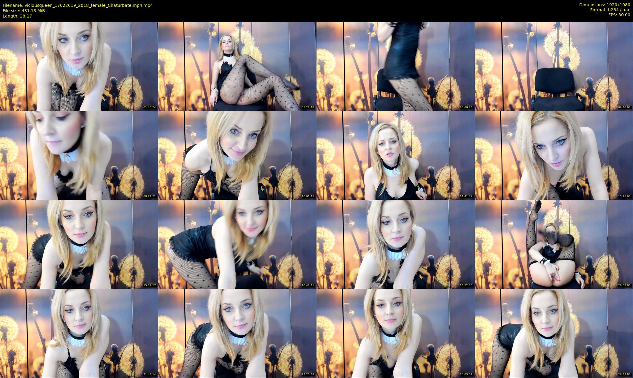 viciousqueen — 29 minute Chaturbate female cam show recording, 1080p, Feb 17, 2019