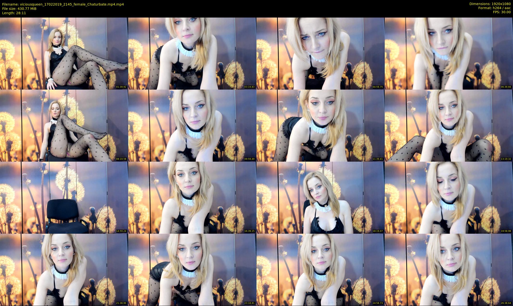 viciousqueen — 29 minute Chaturbate female cam show recording, 1080p, Feb 17, 2019