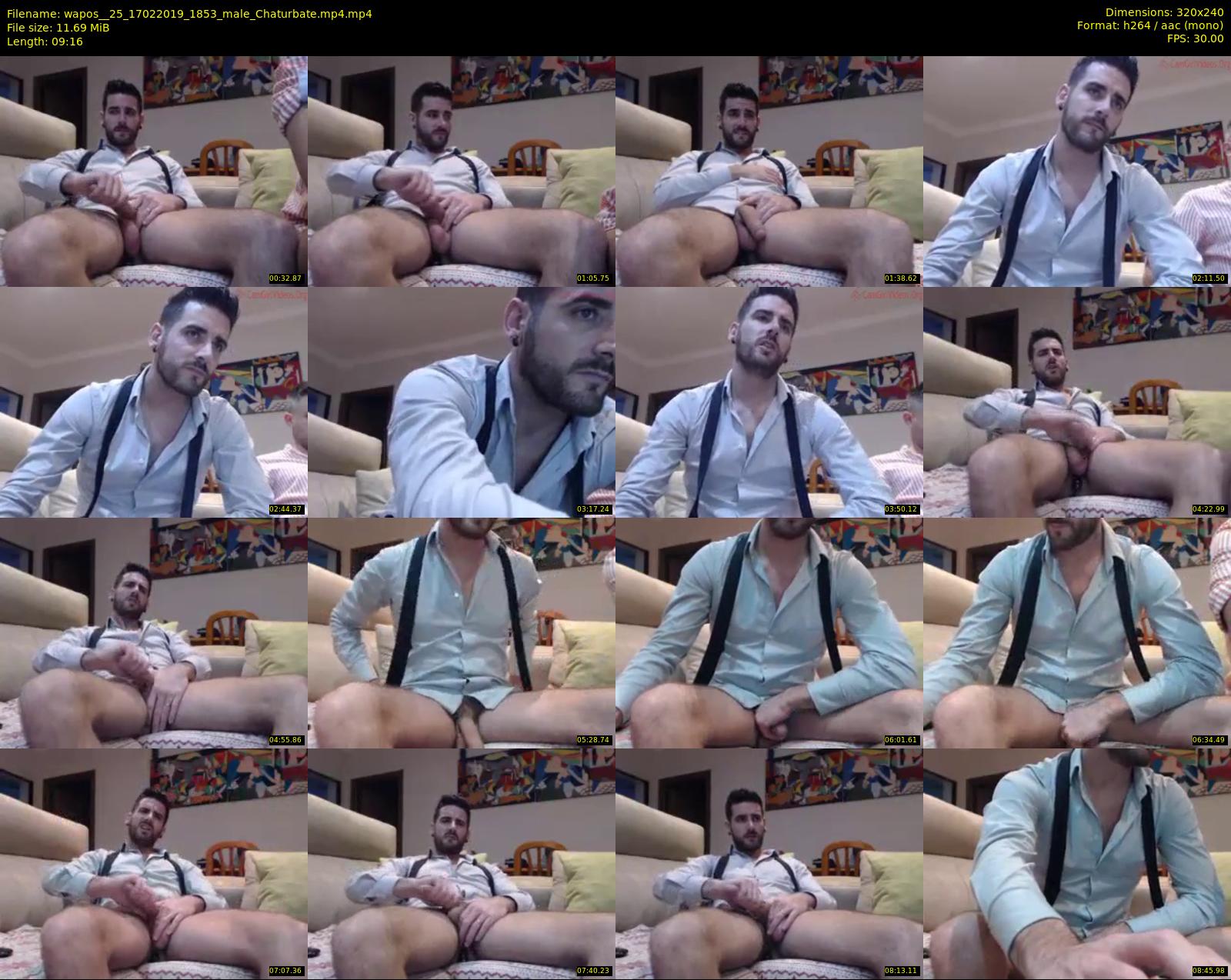 wapos__25 — 10 minute Chaturbate male cam show recording, SD, Feb 17, 2019