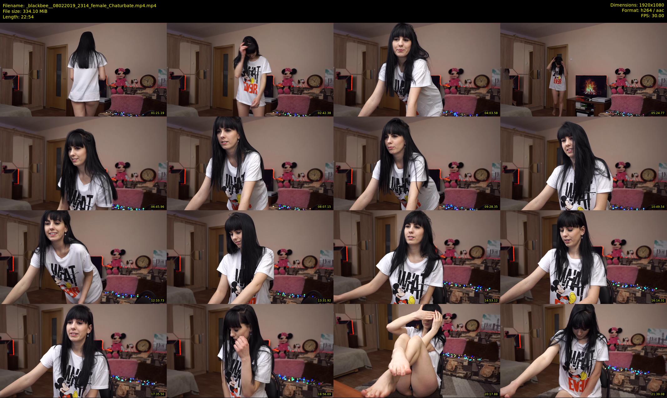 _blackbee_ — 23 minute Chaturbate female cam show recording, 1080p, Feb 8, 2019