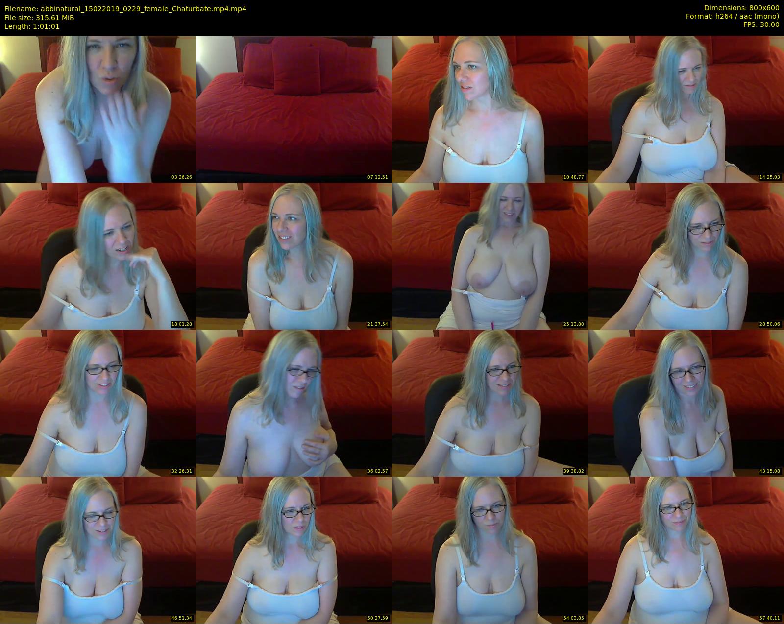 abbinatural — 62 minute Chaturbate female cam show recording, 480p, Feb 15, 2019