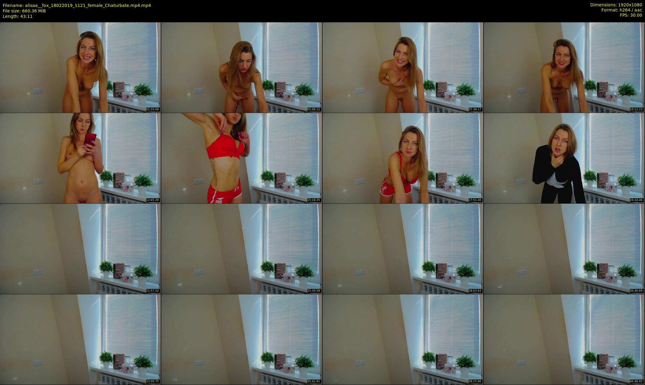 alisaa__fox — 44 minute Chaturbate female cam show recording, 1080p, Feb 18, 2019