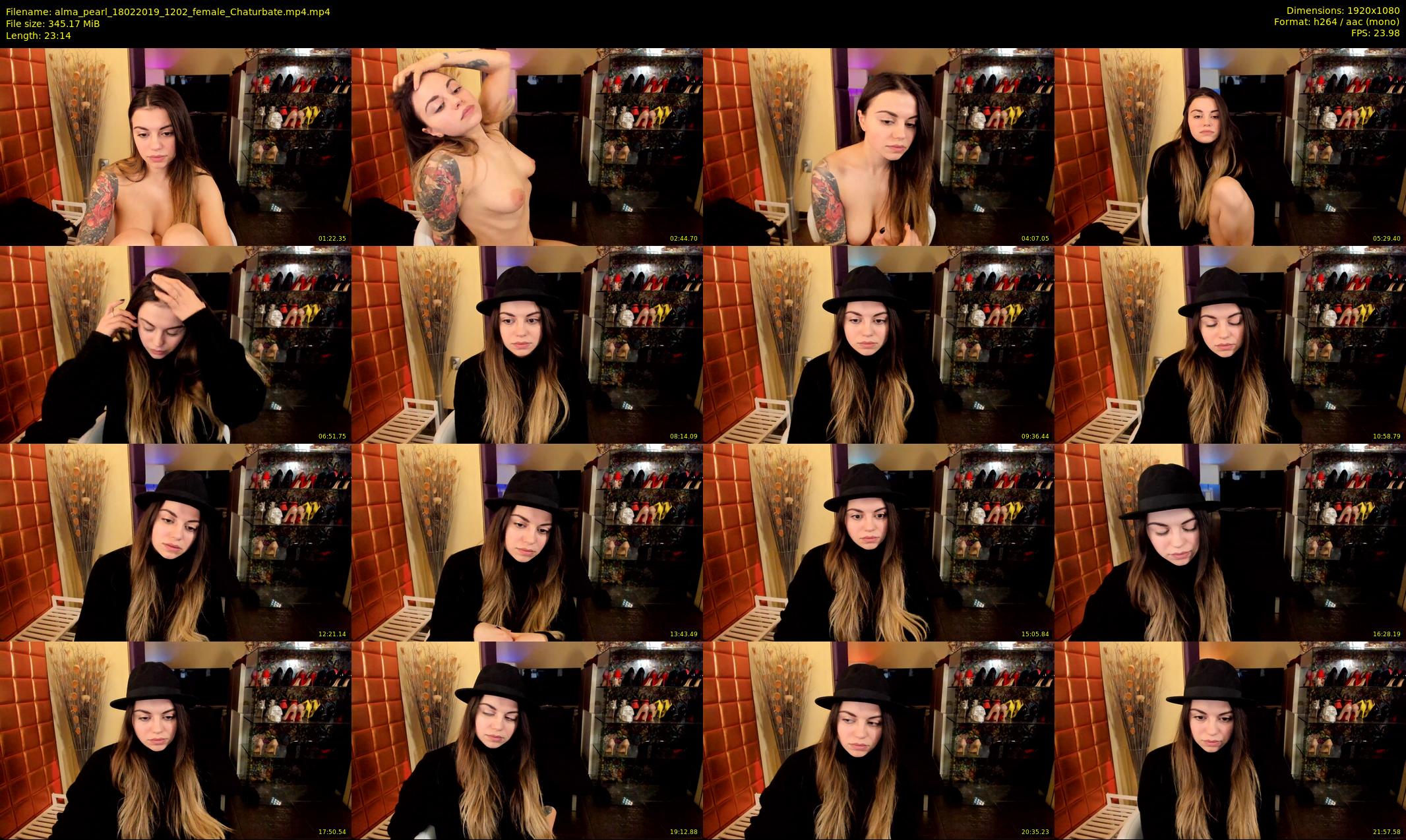 alma_pearl — 24 minute Chaturbate female cam show recording, 1080p, Feb 18, 2019