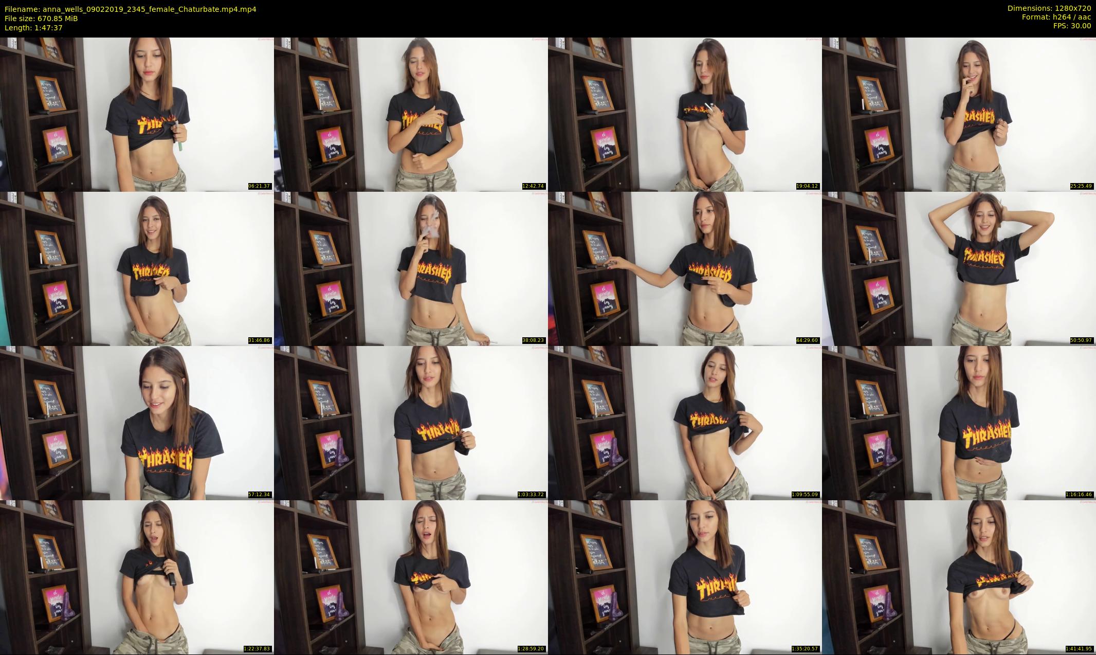 anna_wells — 108 minute Chaturbate female cam show recording, 720p, Feb 9, 2019