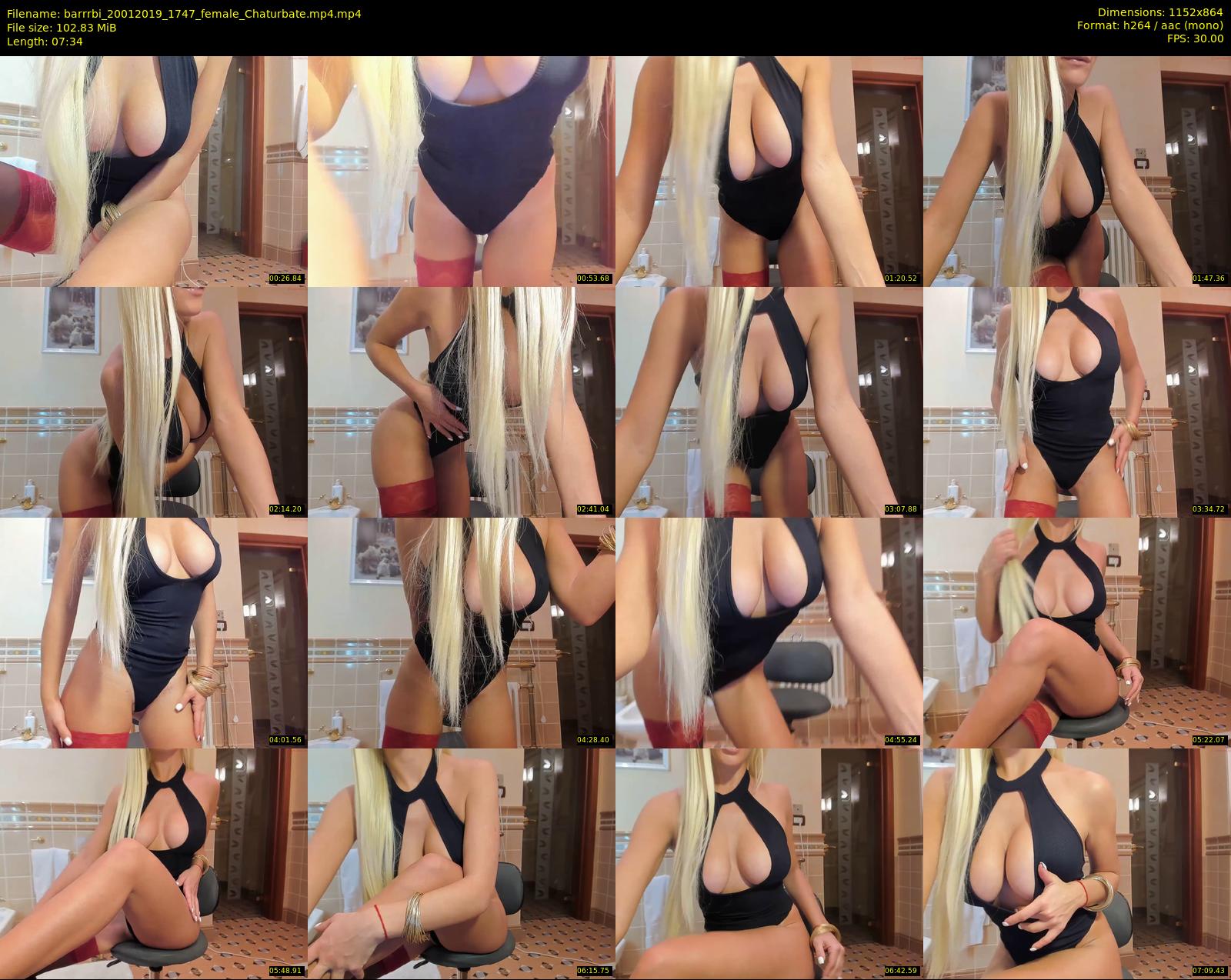 barrrbi — 8 minute Chaturbate female cam show recording, 720p, Jan 20, 2019