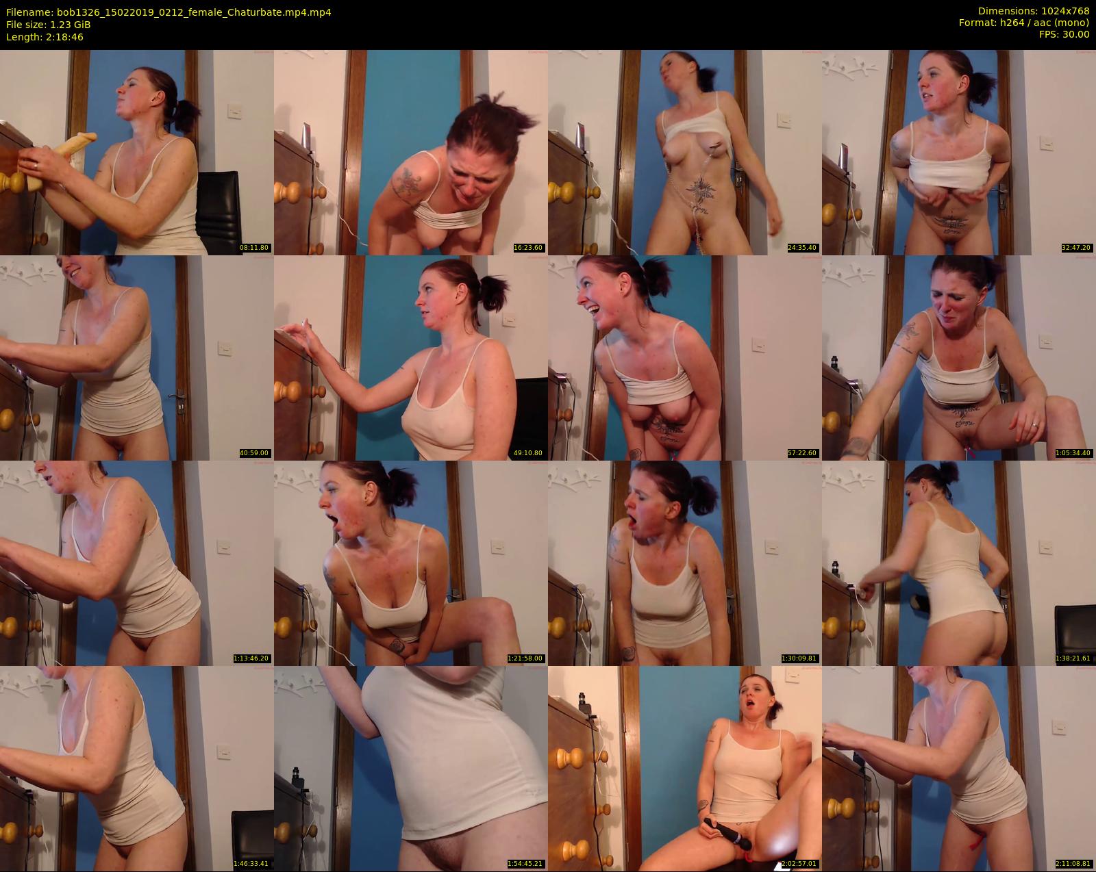 bob1326 — 139 minute Chaturbate female cam show recording, 720p, Feb 15, 2019