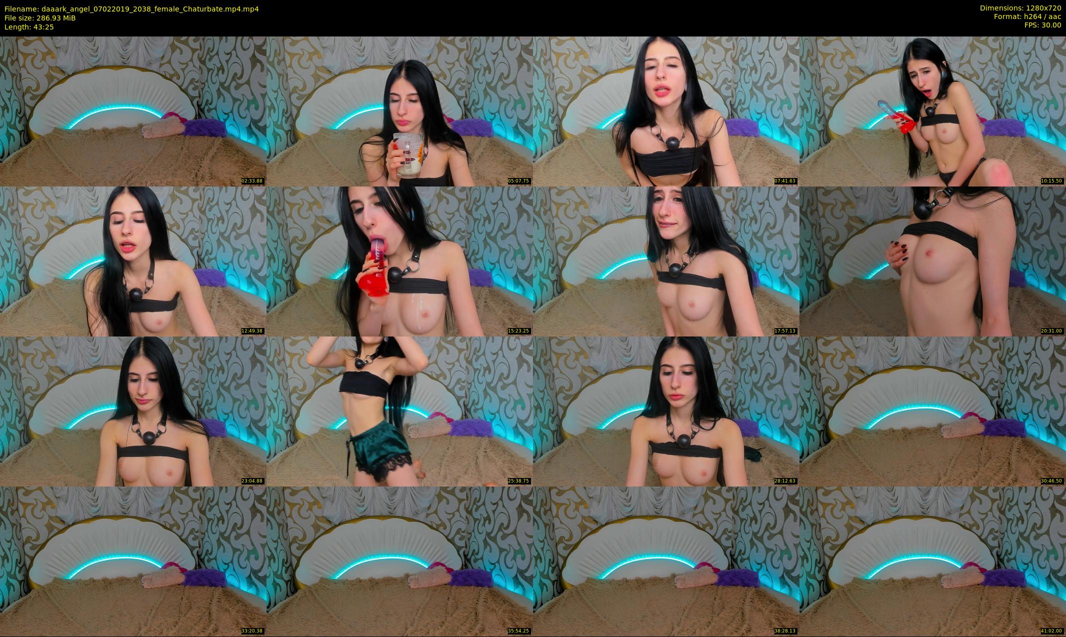 daaark_angel — 44 minute Chaturbate female cam show recording, 720p, Feb 7, 2019
