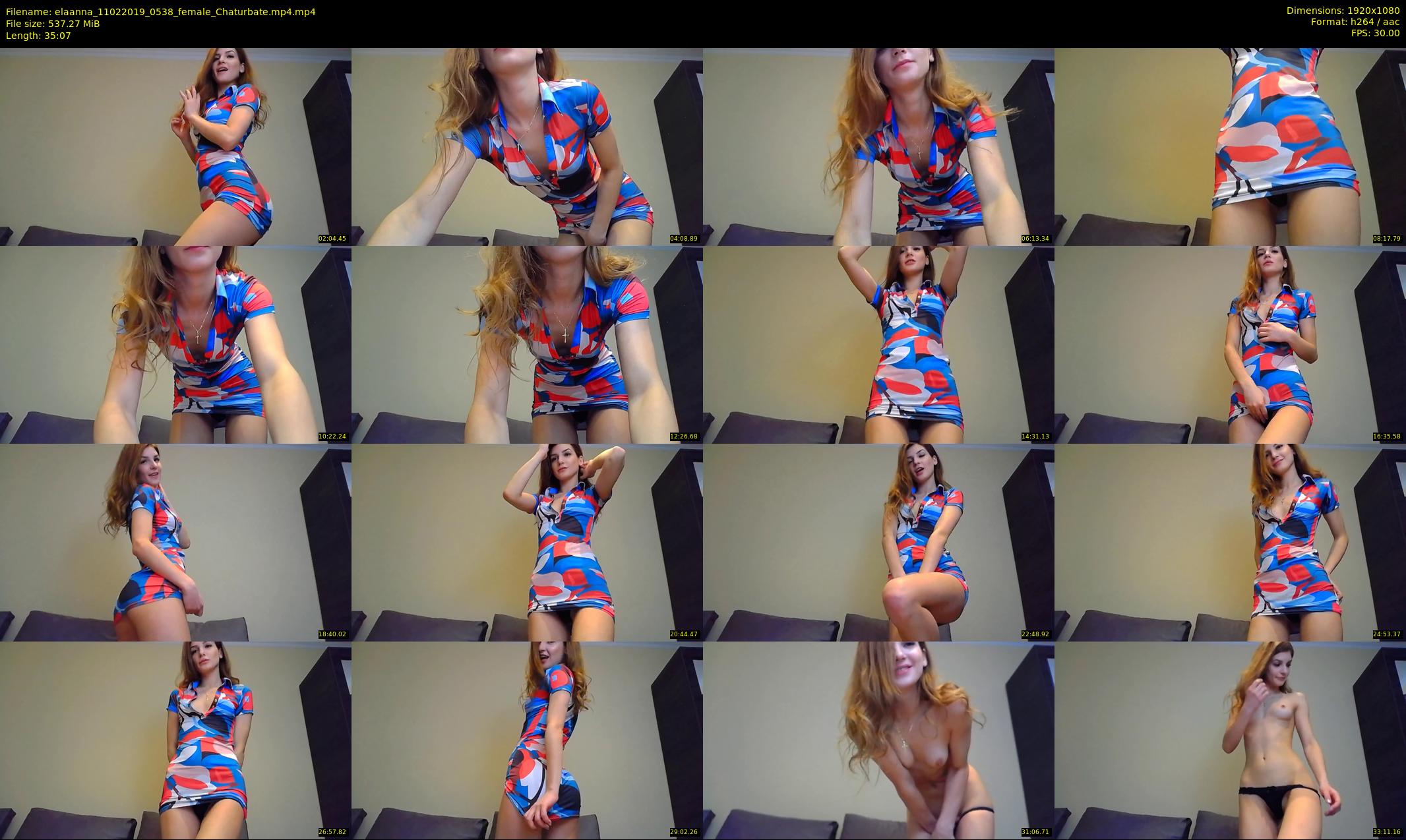 elaanna — 36 minute Chaturbate female cam show recording, 1080p, Feb 11, 2019