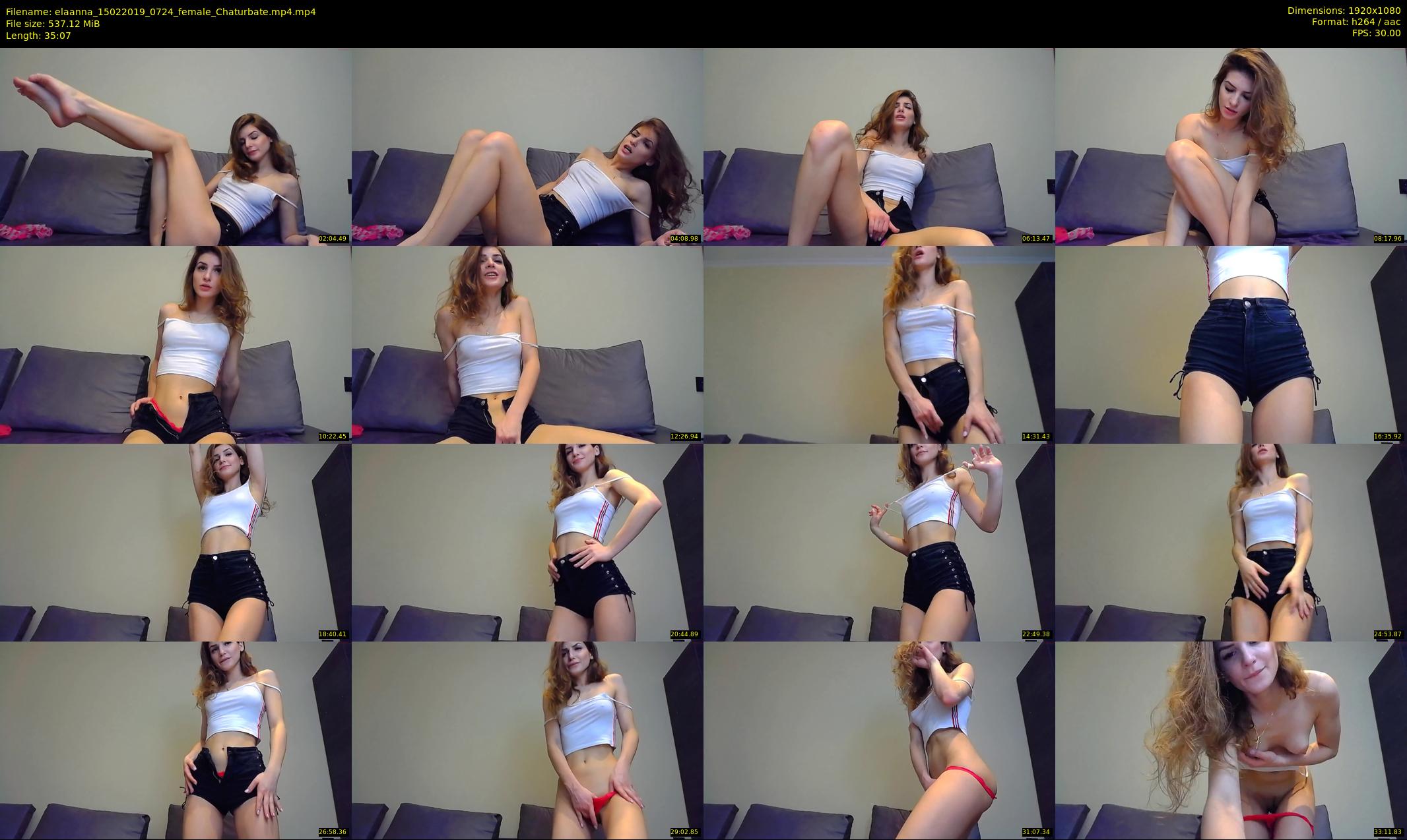 elaanna — 36 minute Chaturbate female cam show recording, 1080p, Feb 15, 2019