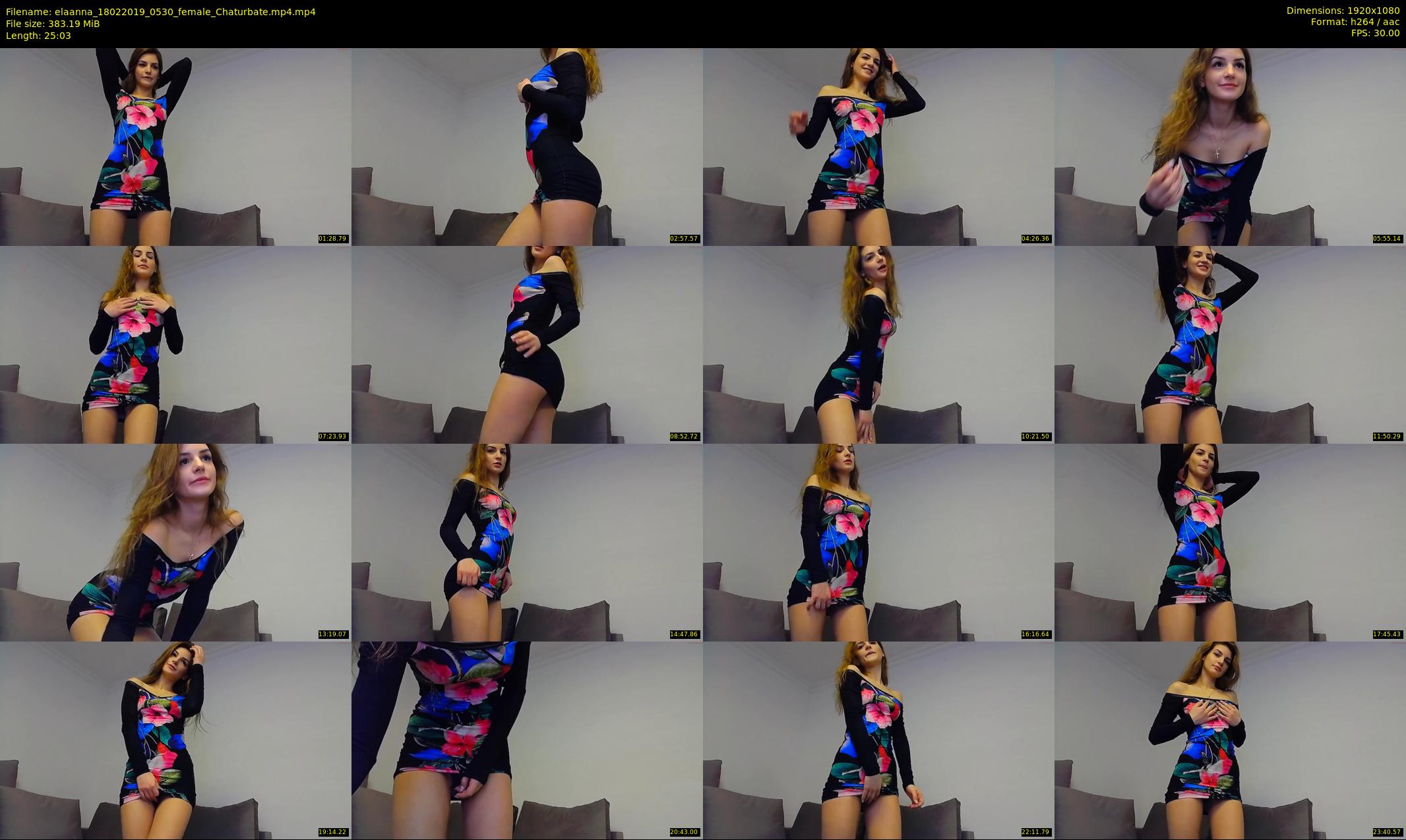 elaanna — 26 minute Chaturbate female cam show recording, 1080p, Feb 18, 2019