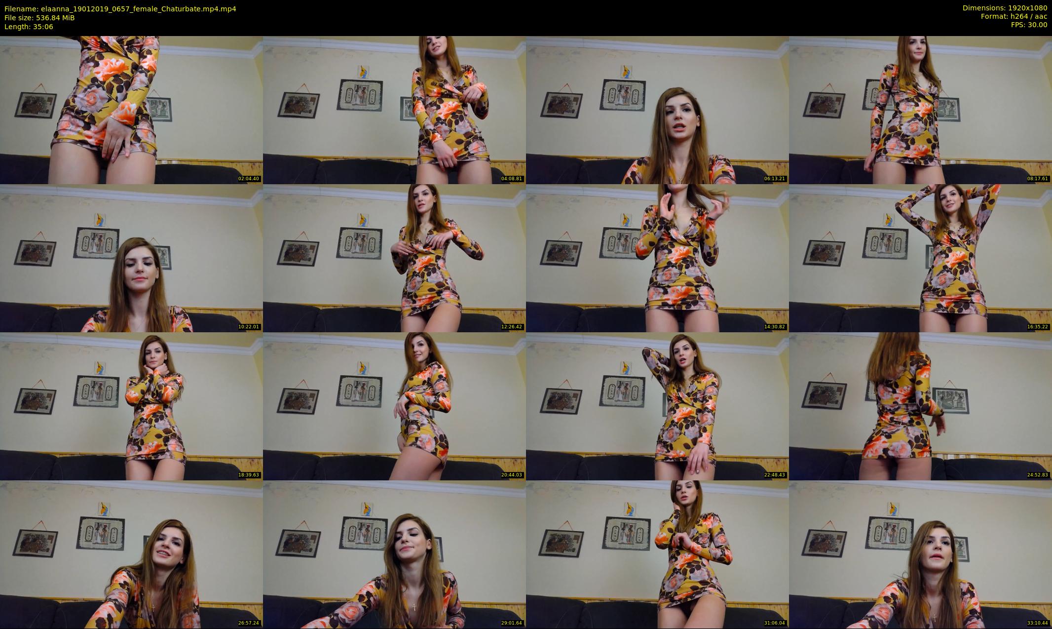 elaanna — 36 minute Chaturbate female cam show recording, 1080p, Jan 19, 2019