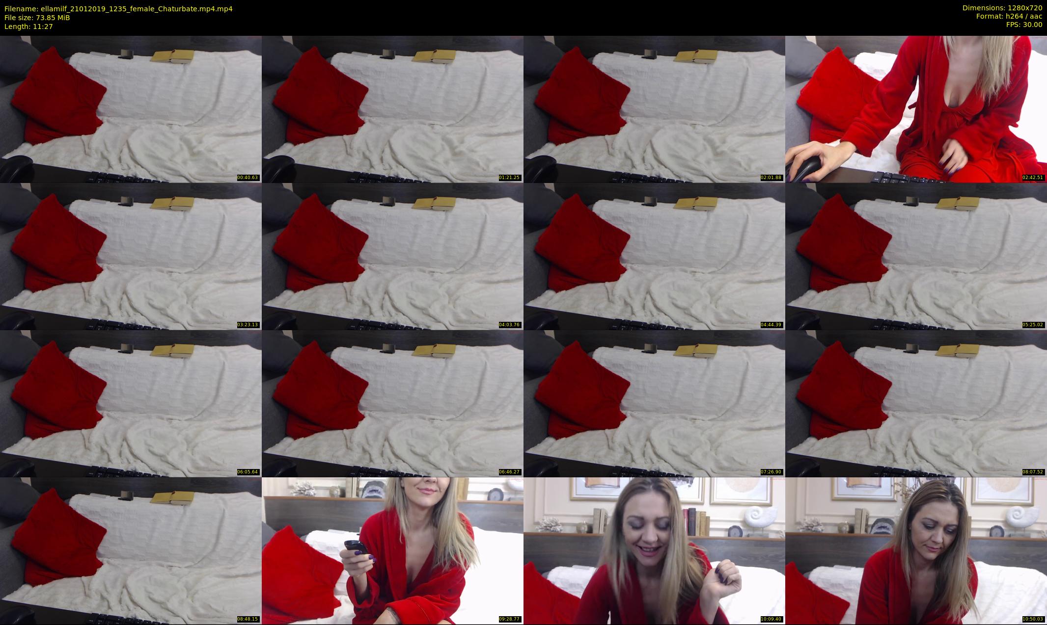 ellamilf — 12 minute Chaturbate female cam show recording, 720p, Jan 21, 2019