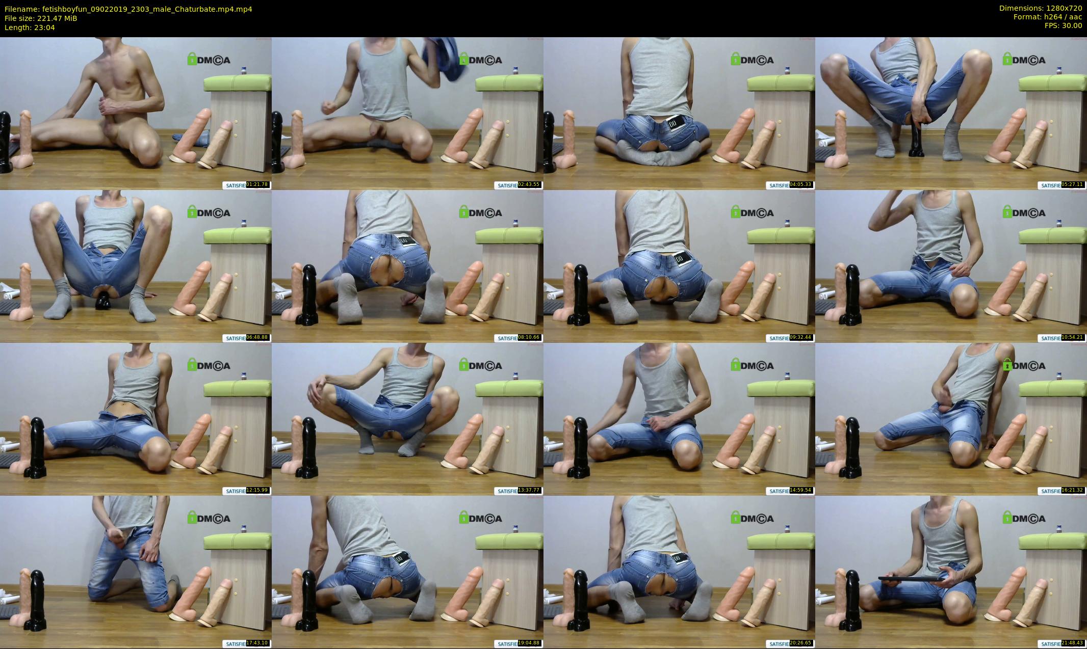 fetishboyfun — 24 minute Chaturbate male cam show recording, 720p, Feb 9, 2019