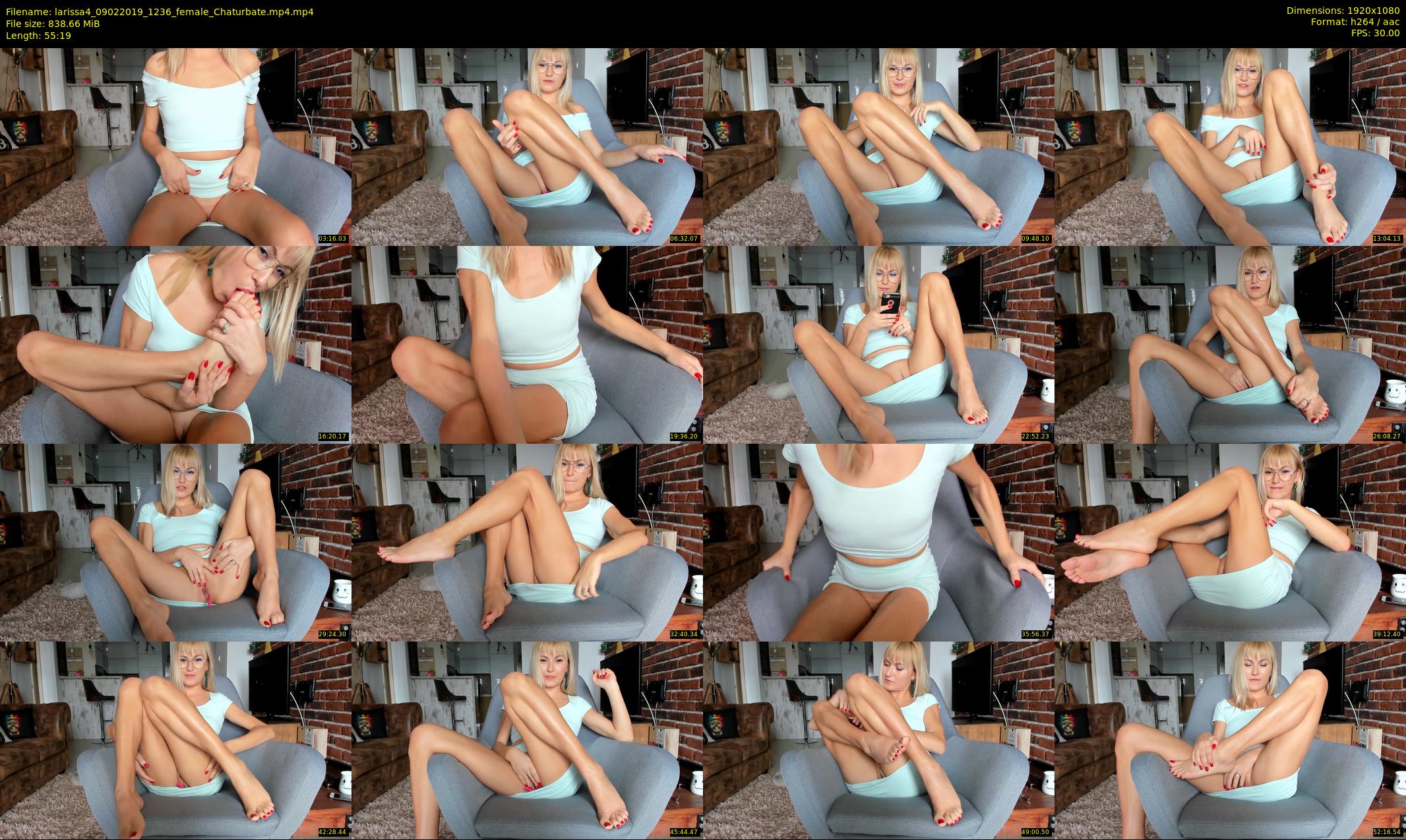 larissa4 — 56 minute Chaturbate female cam show recording, 1080p, Feb 9, 2019