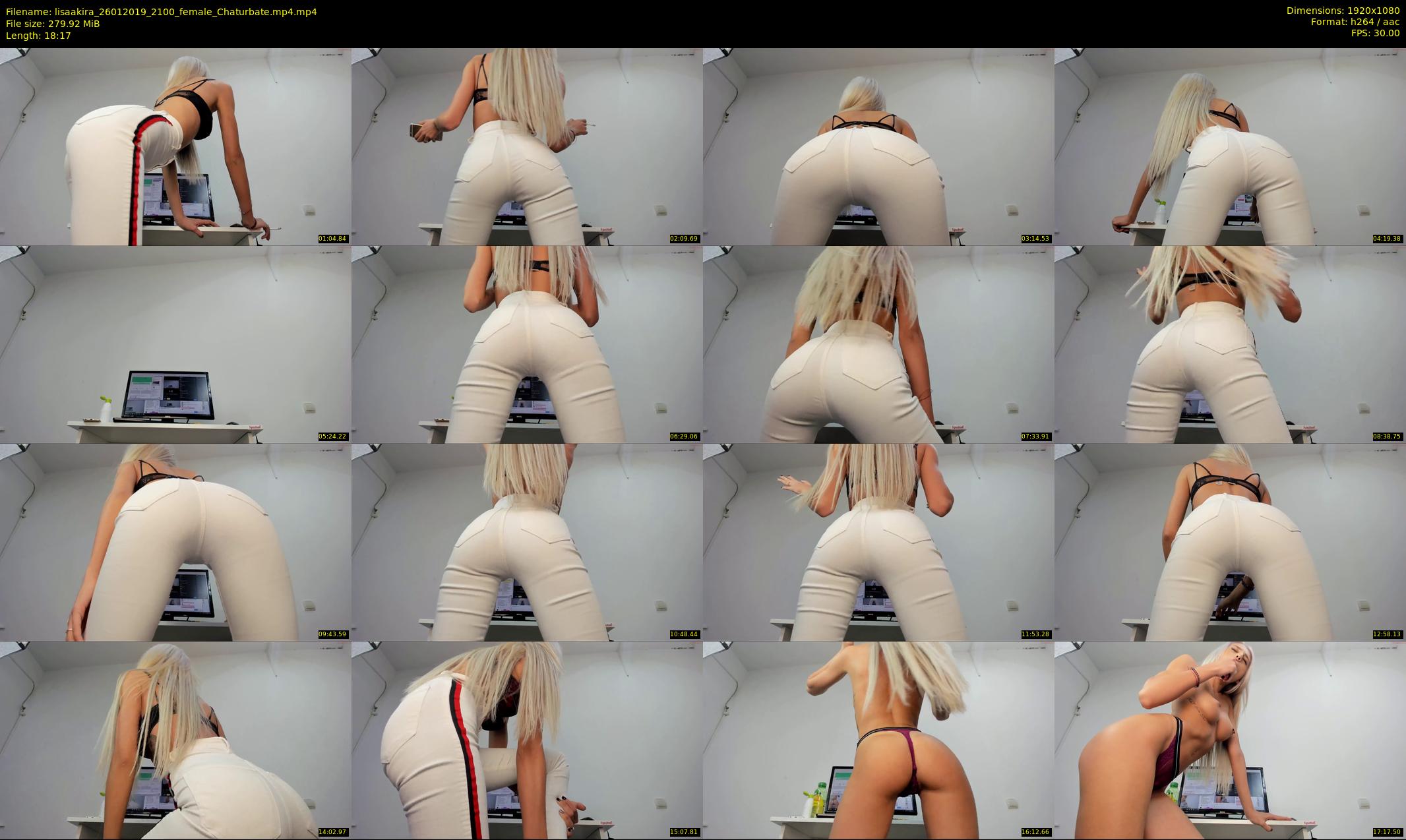 lisaakira — 19 minute Chaturbate female cam show recording, 1080p, Jan 26, 2019