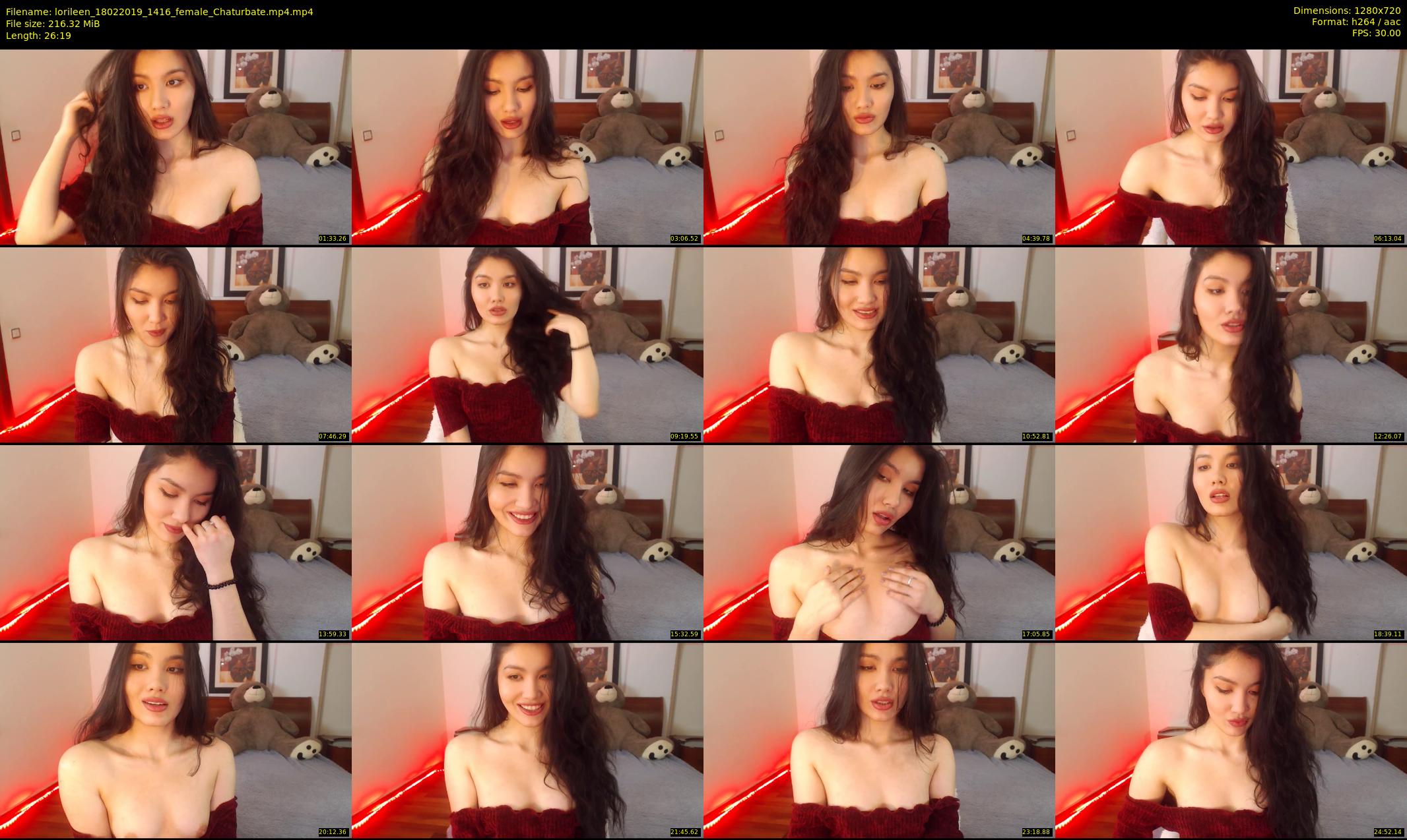 lorileen — 27 minute Chaturbate female cam show recording, 720p, Feb 18, 2019