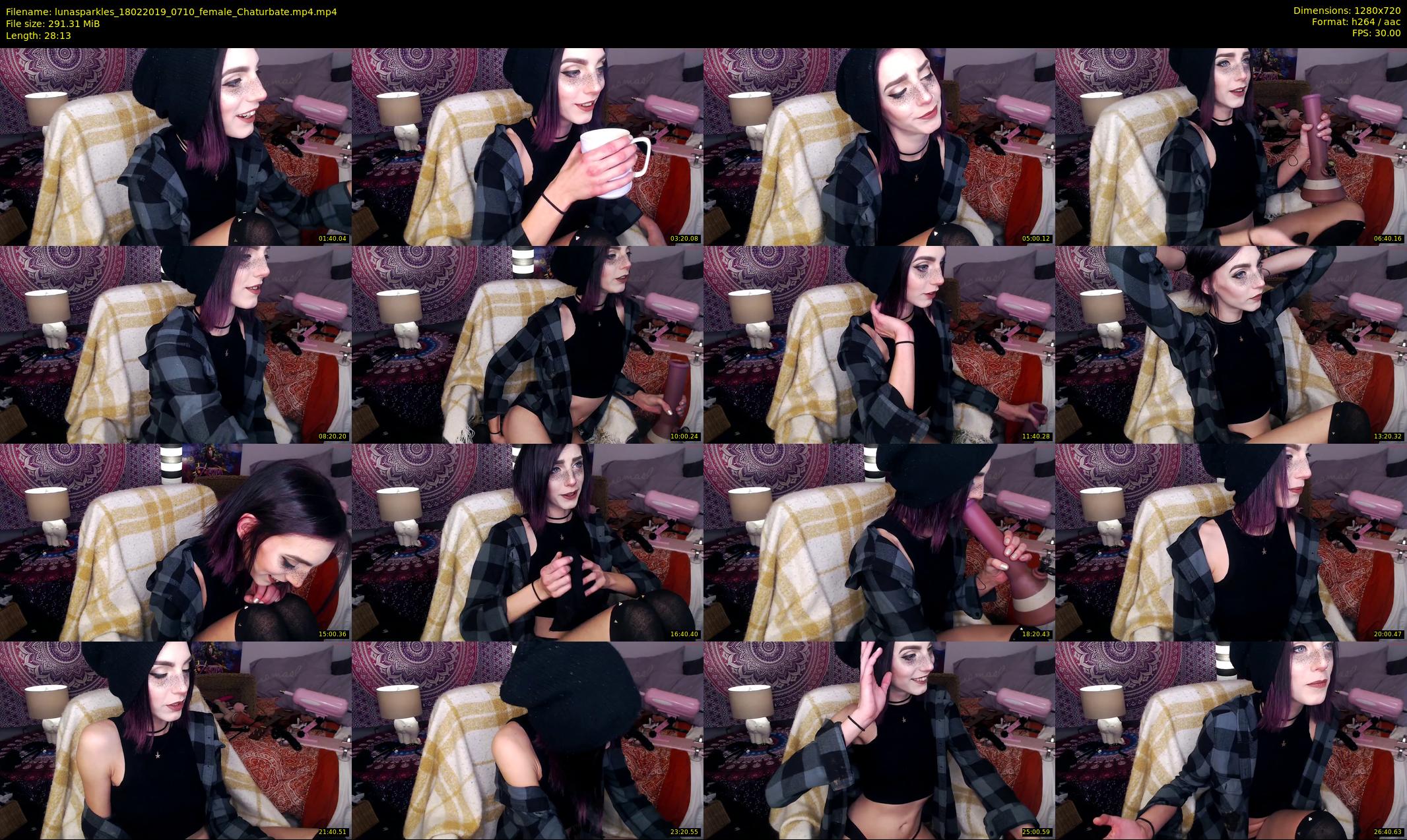 lunasparkles — 29 minute Chaturbate female cam show recording, 720p, Feb 18, 2019