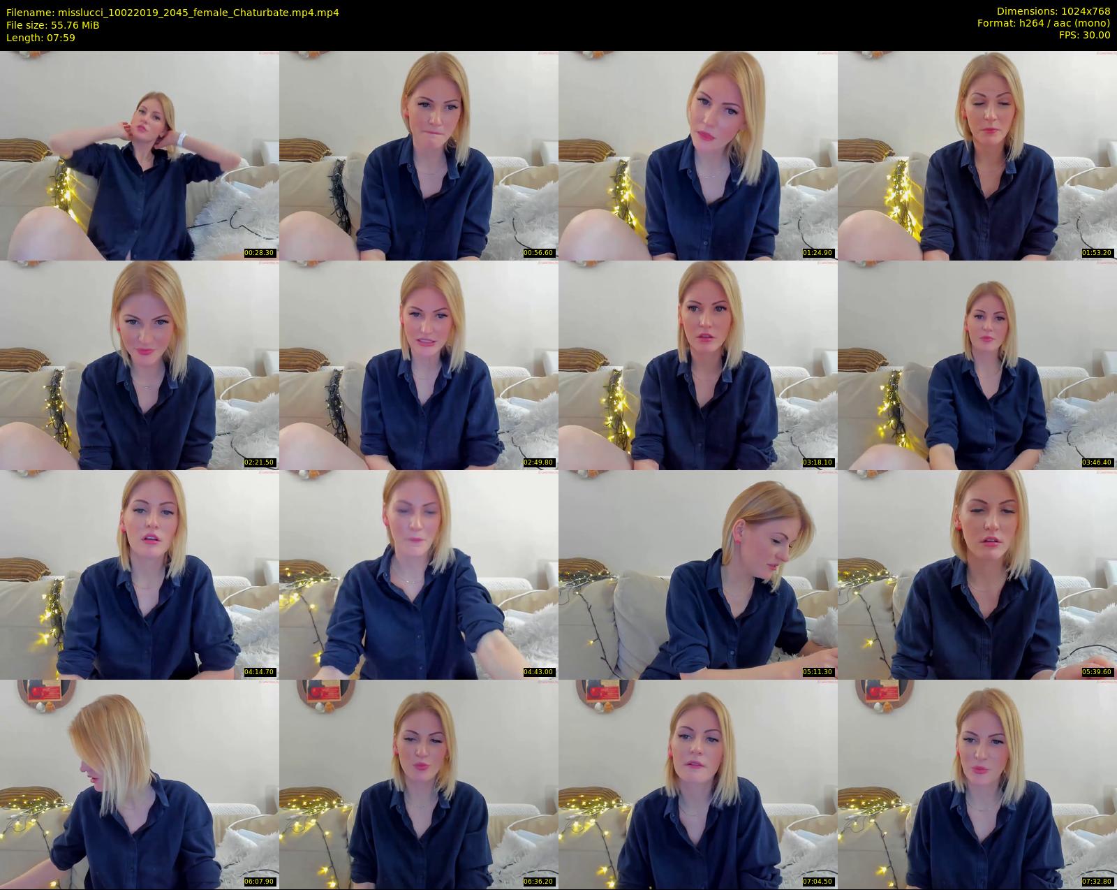 misslucci — 8 minute Chaturbate female cam show recording, 720p, Feb 10, 2019