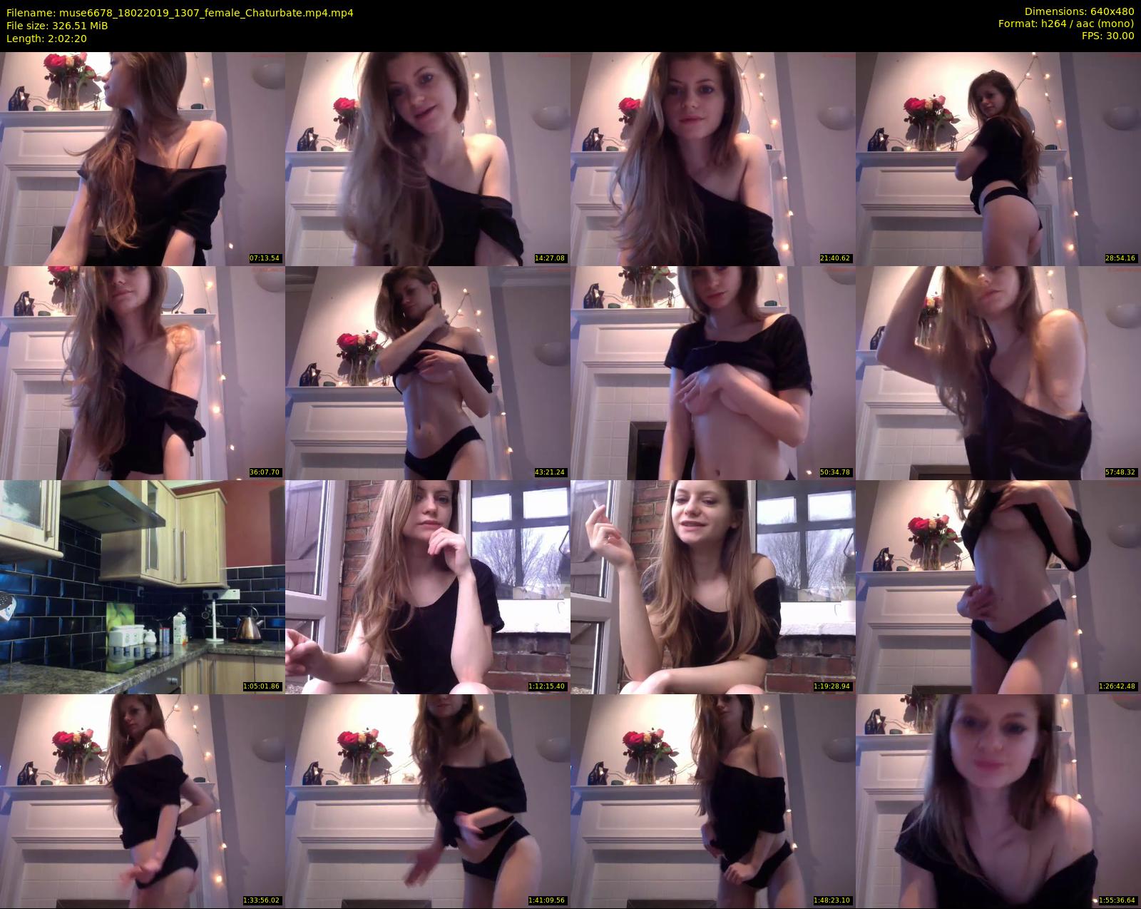 muse6678 — 123 minute Chaturbate female cam show recording, 480p, Feb 18, 2019