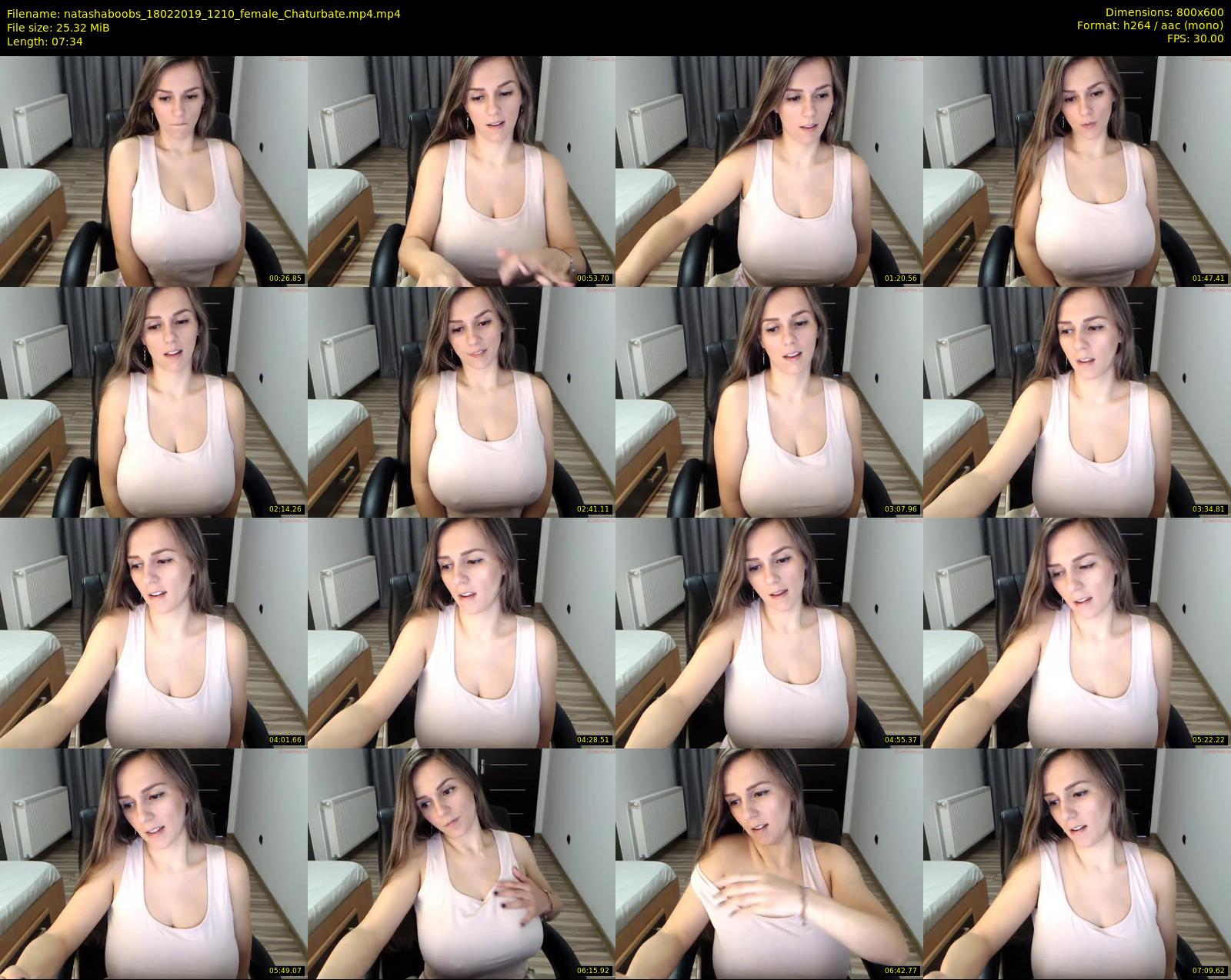 natashaboobs — 8 minute Chaturbate female cam show recording, 480p, Feb 18, 2019